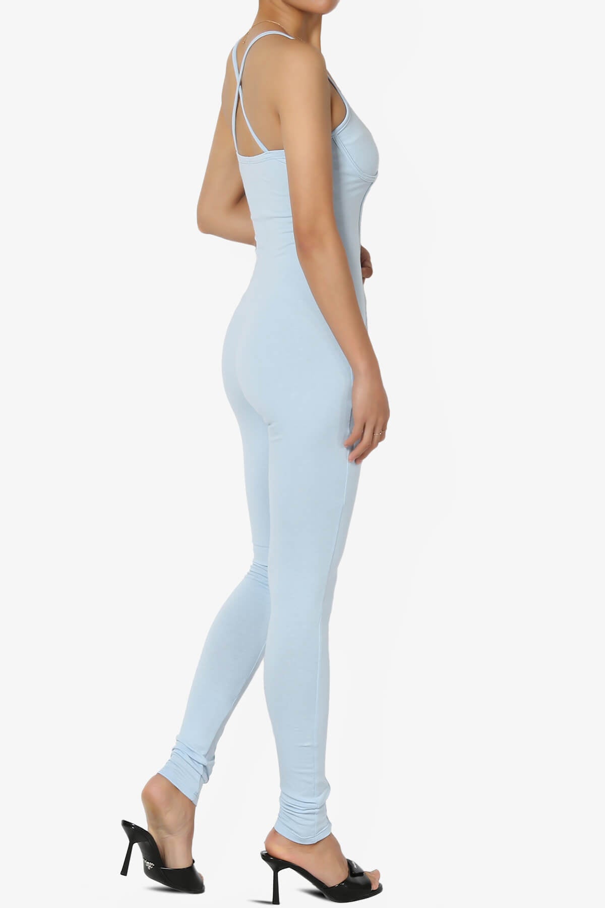 Zaria Cotton Jersey Cami Jumpsuit LIGHT BLUE_4