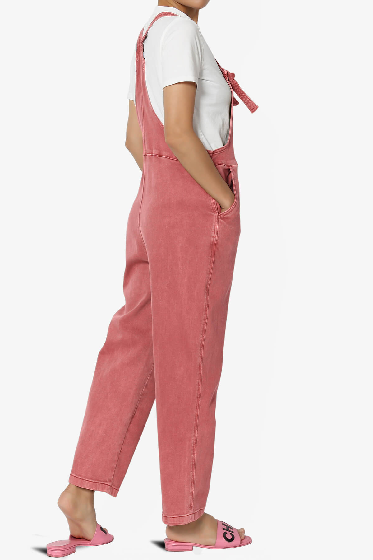 Ziggy Washed Denim Overall BURGUNDY_4