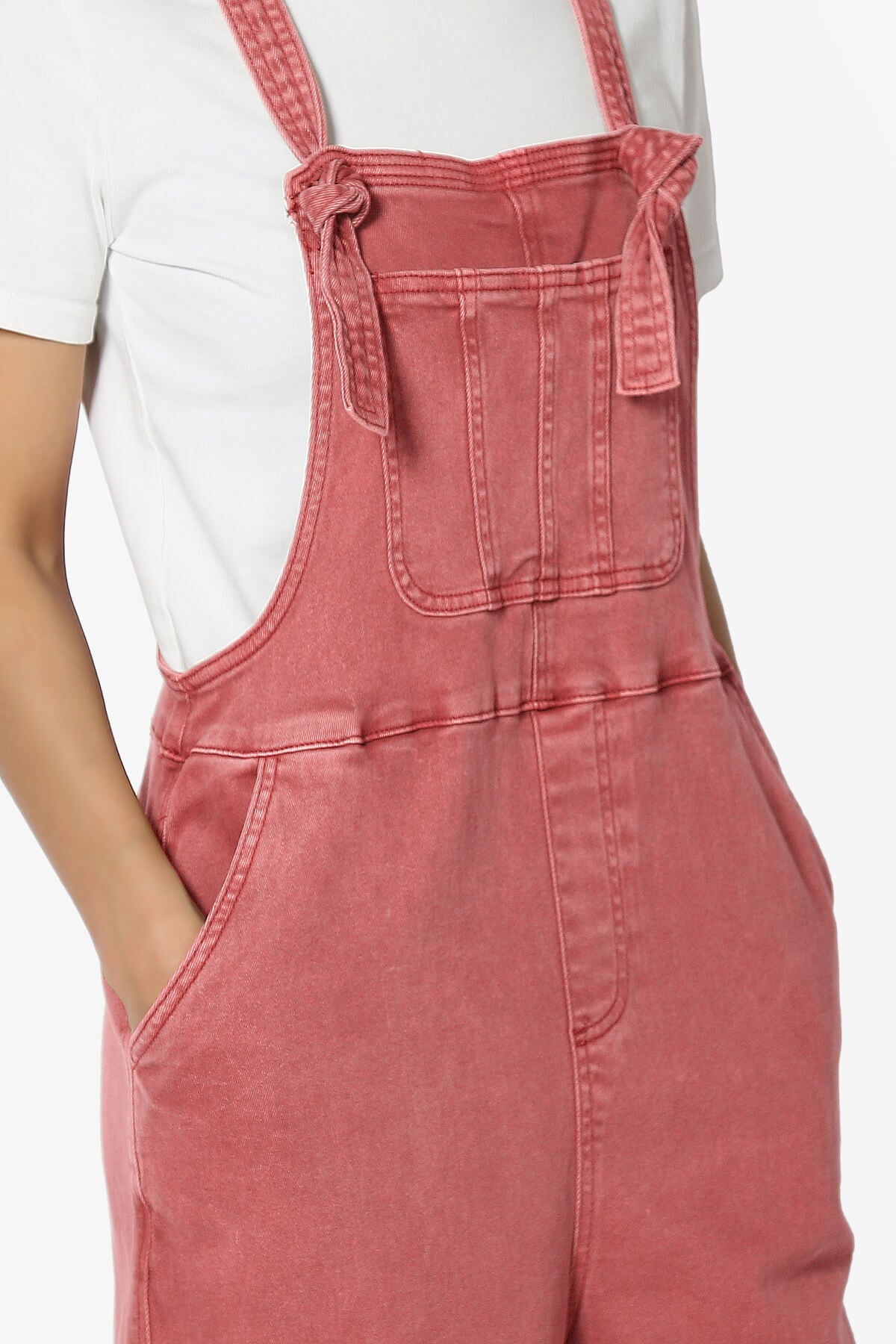 Ziggy Washed Denim Overall BURGUNDY_5