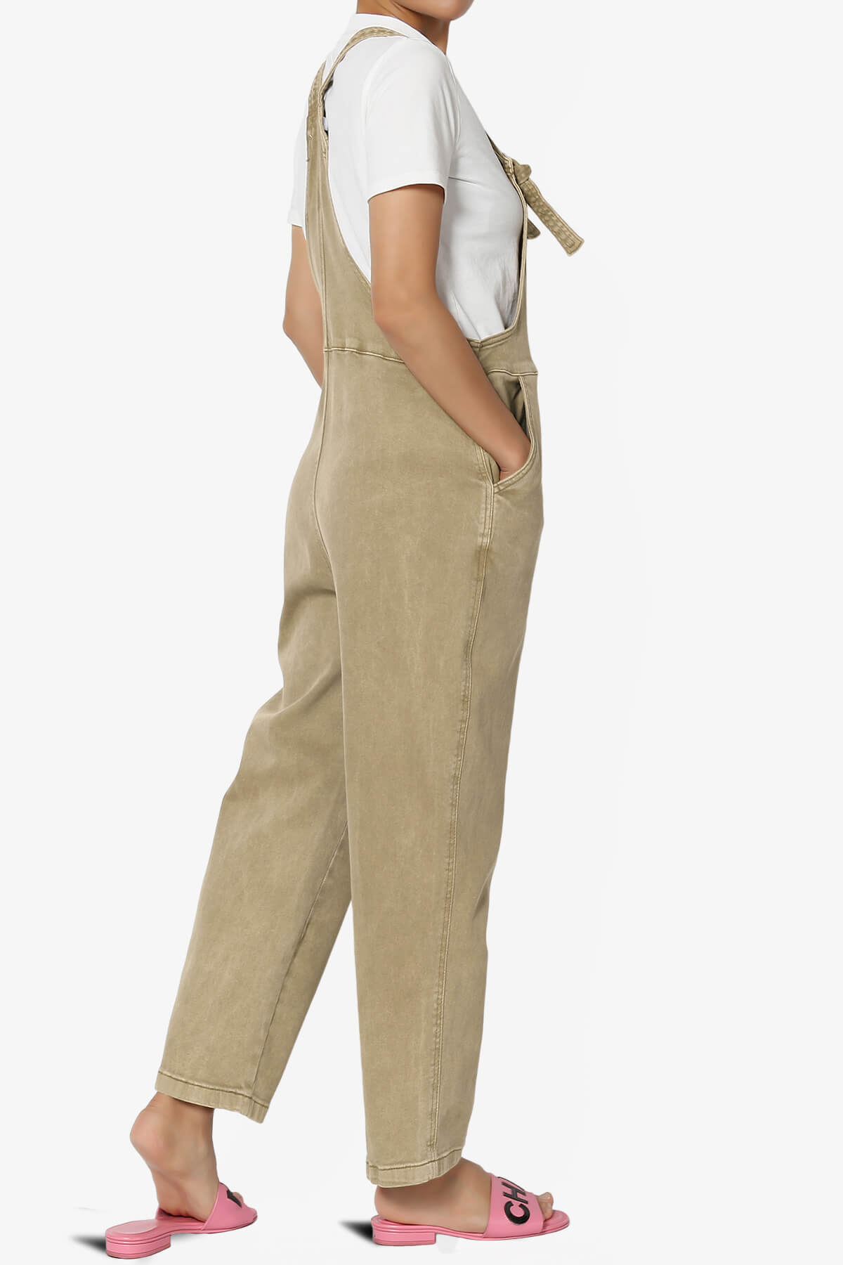 Ziggy Washed Denim Overall LIGHT CAMEL_4