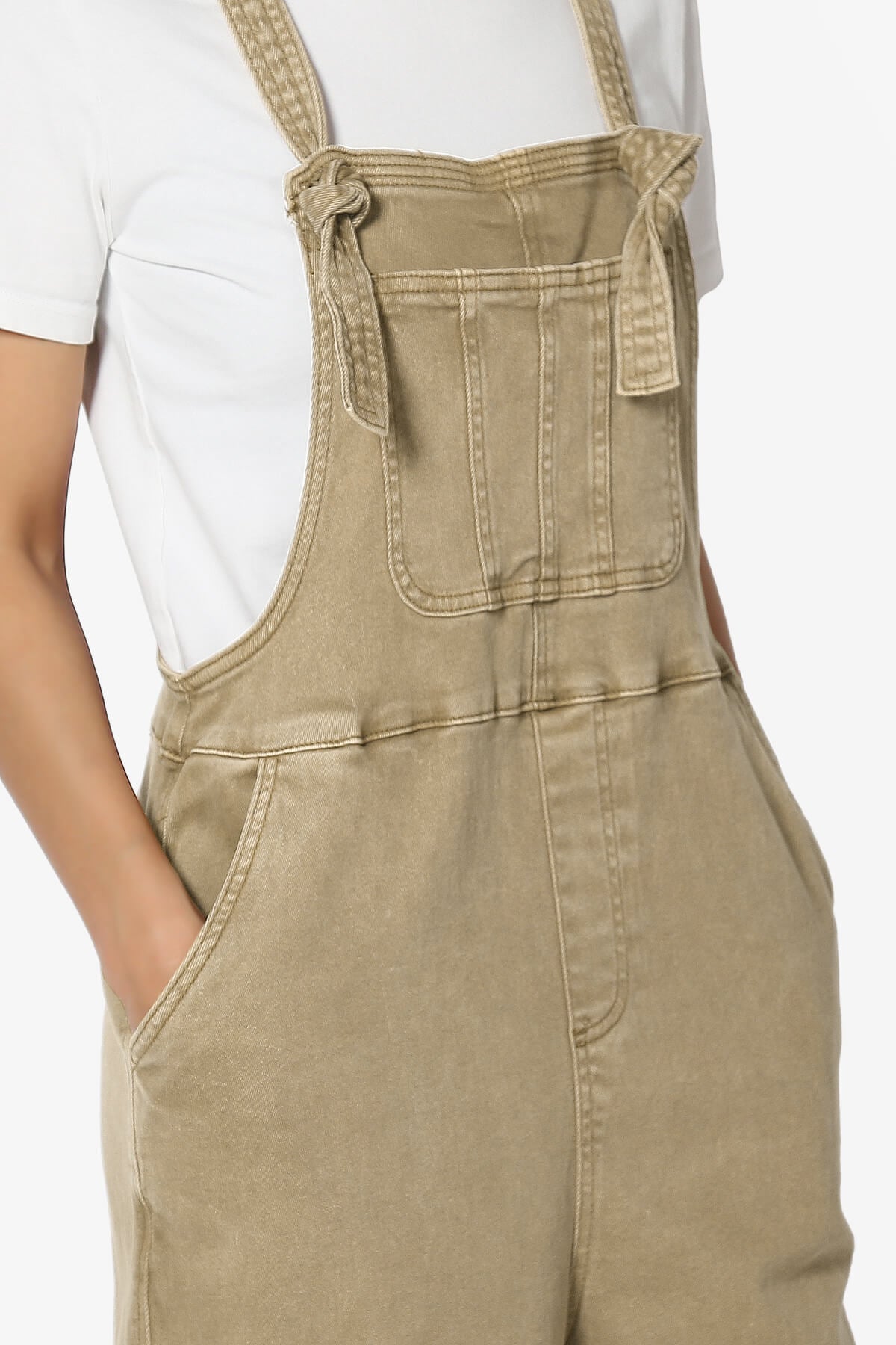 Ziggy Washed Denim Overall LIGHT CAMEL_5