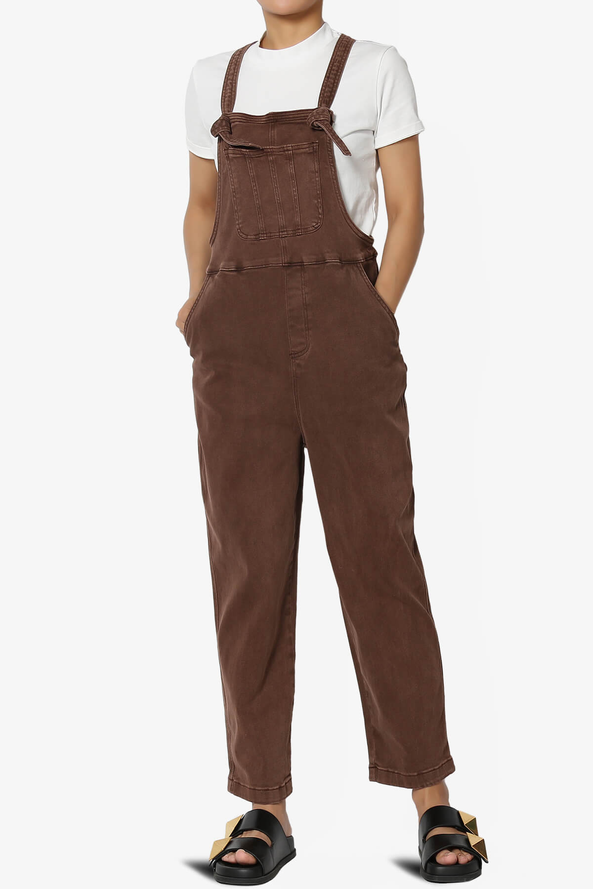Ziggy Washed Denim Overall MAHOGANY_1