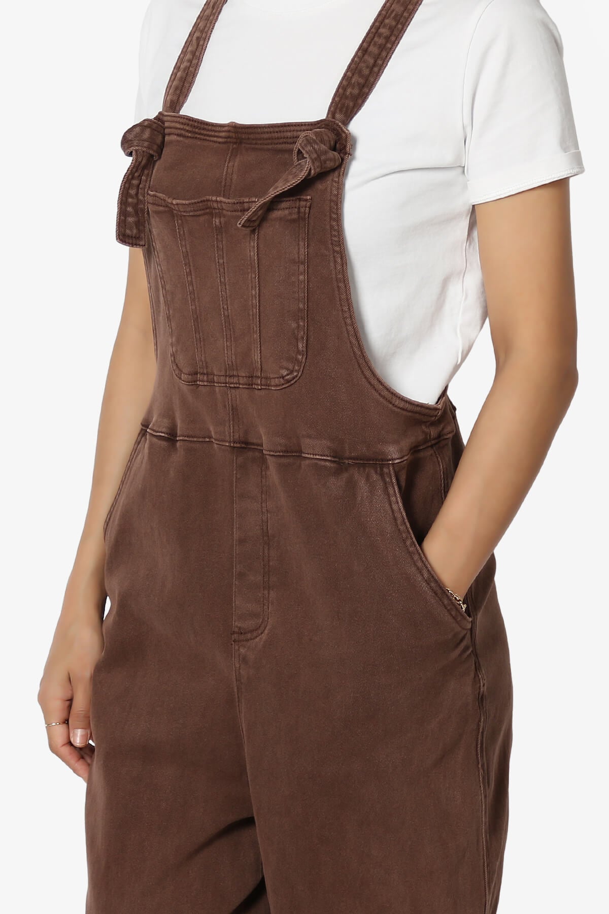 Ziggy Washed Denim Overall MAHOGANY_5