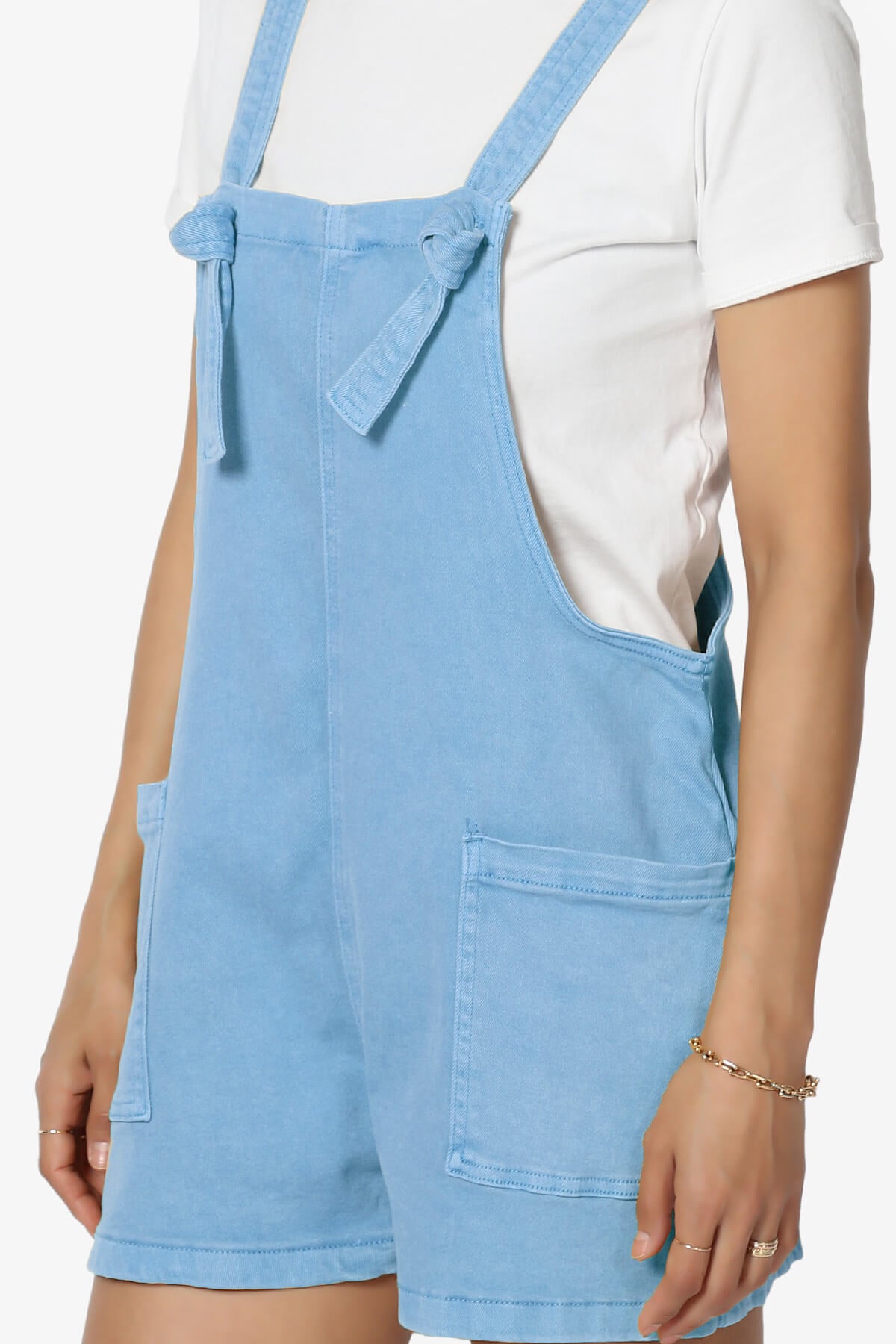 Ziggy Washed Denim Short Overall OCEAN BLUE_5