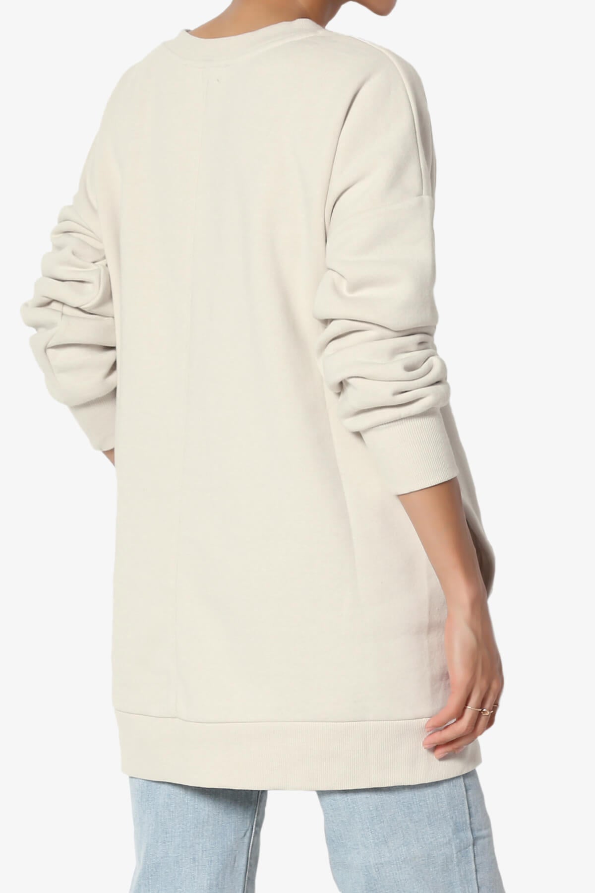 Accie V-Neck Pullover Sweatshirts PLUS