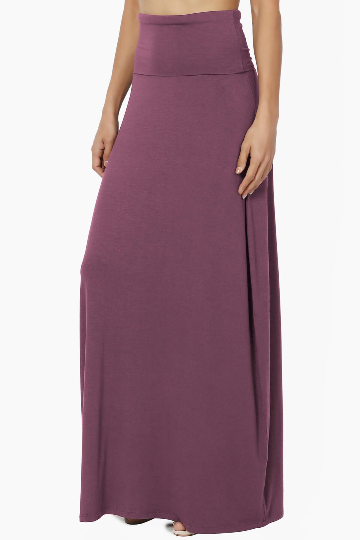 Marlow Jersey Maxi Skirt DUSTY PLUM_3