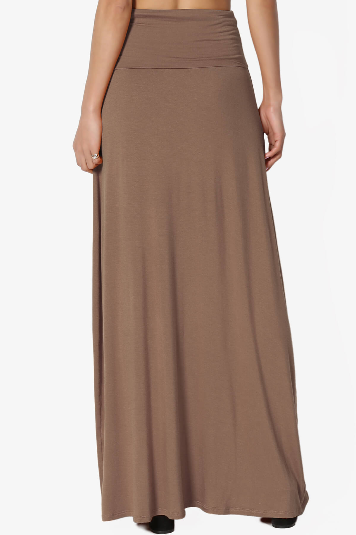Marlow Jersey Maxi Skirt MOCHA_2