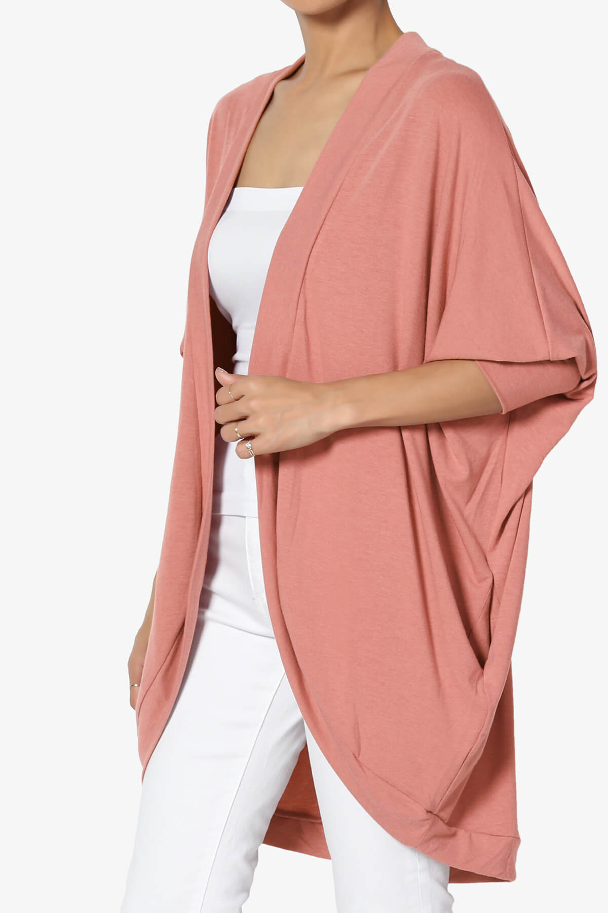 Belgard Cocoon Oversized Cardigan ASH ROSE_3
