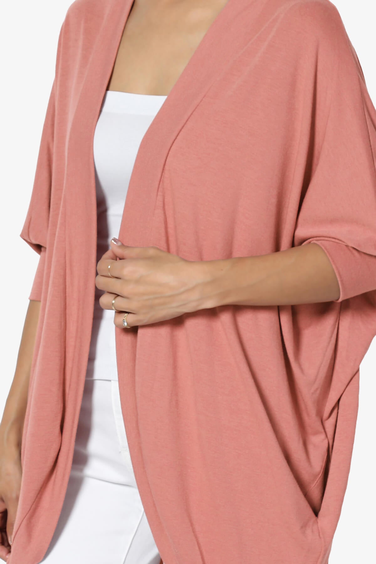 Belgard Cocoon Oversized Cardigan ASH ROSE_5