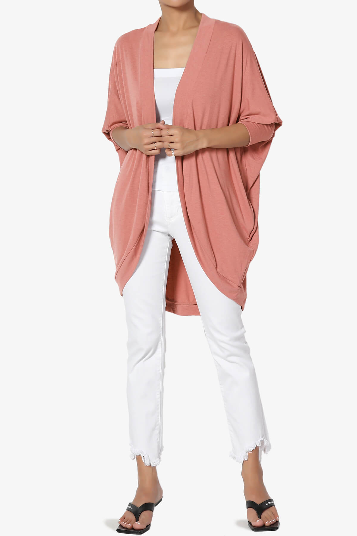 Belgard Cocoon Oversized Cardigan ASH ROSE_6
