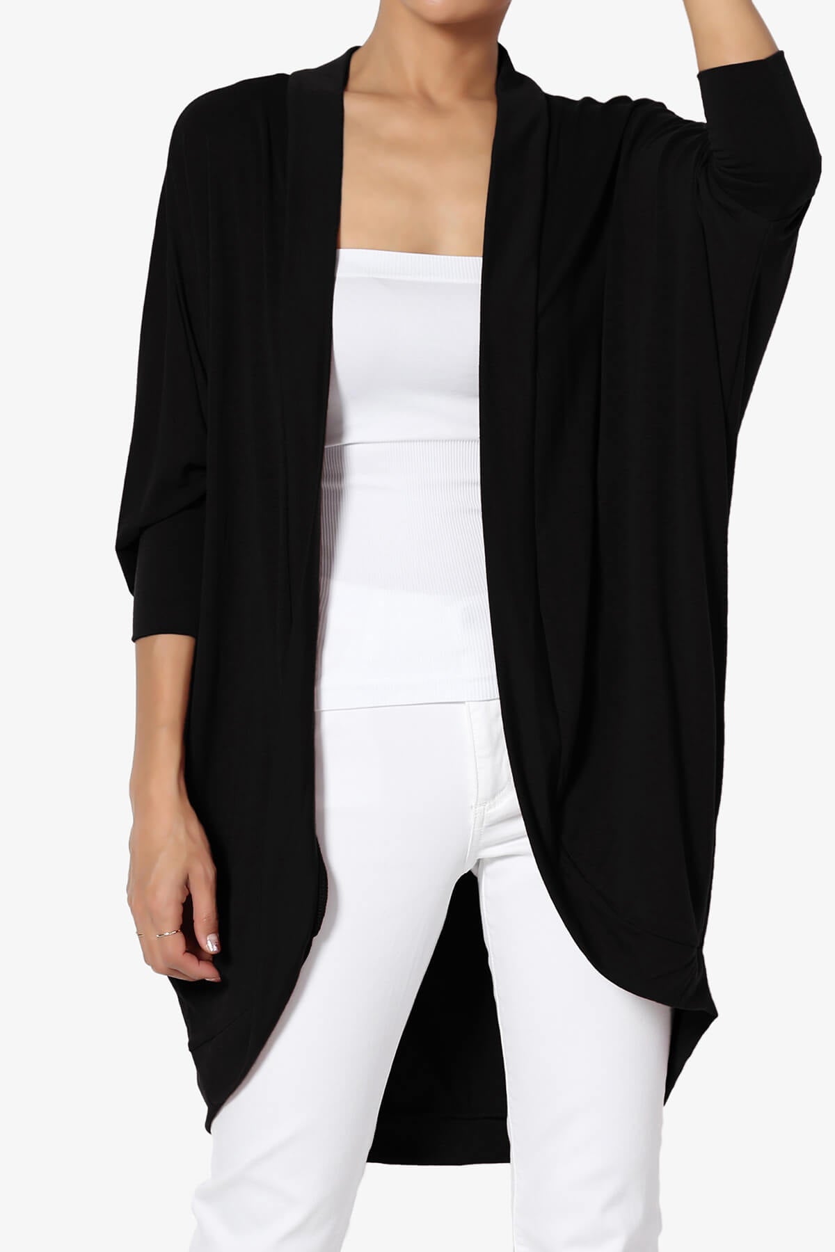 Belgard Cocoon Oversized Cardigan BLACK_1