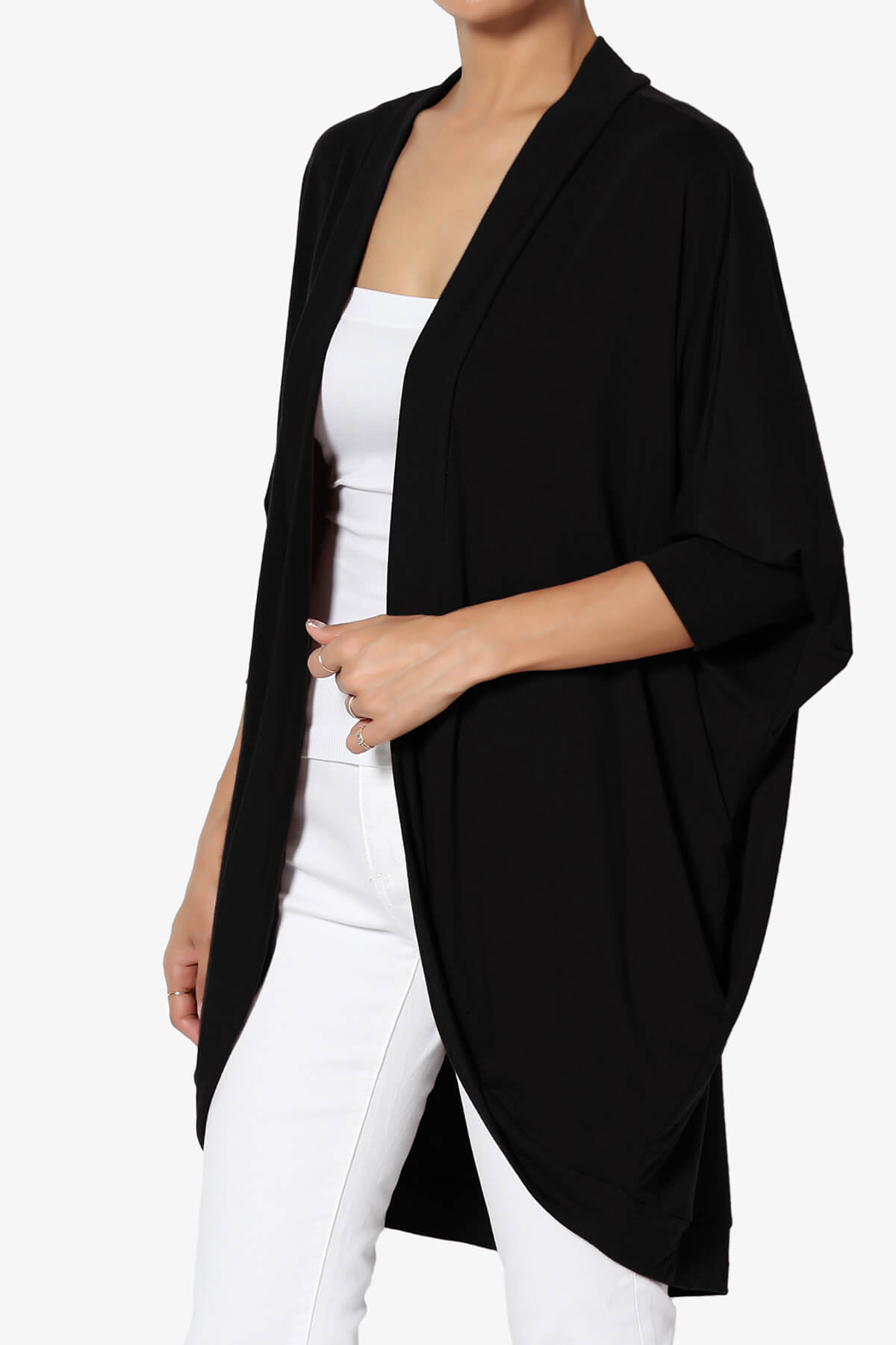 Belgard Cocoon Oversized Cardigan BLACK_3