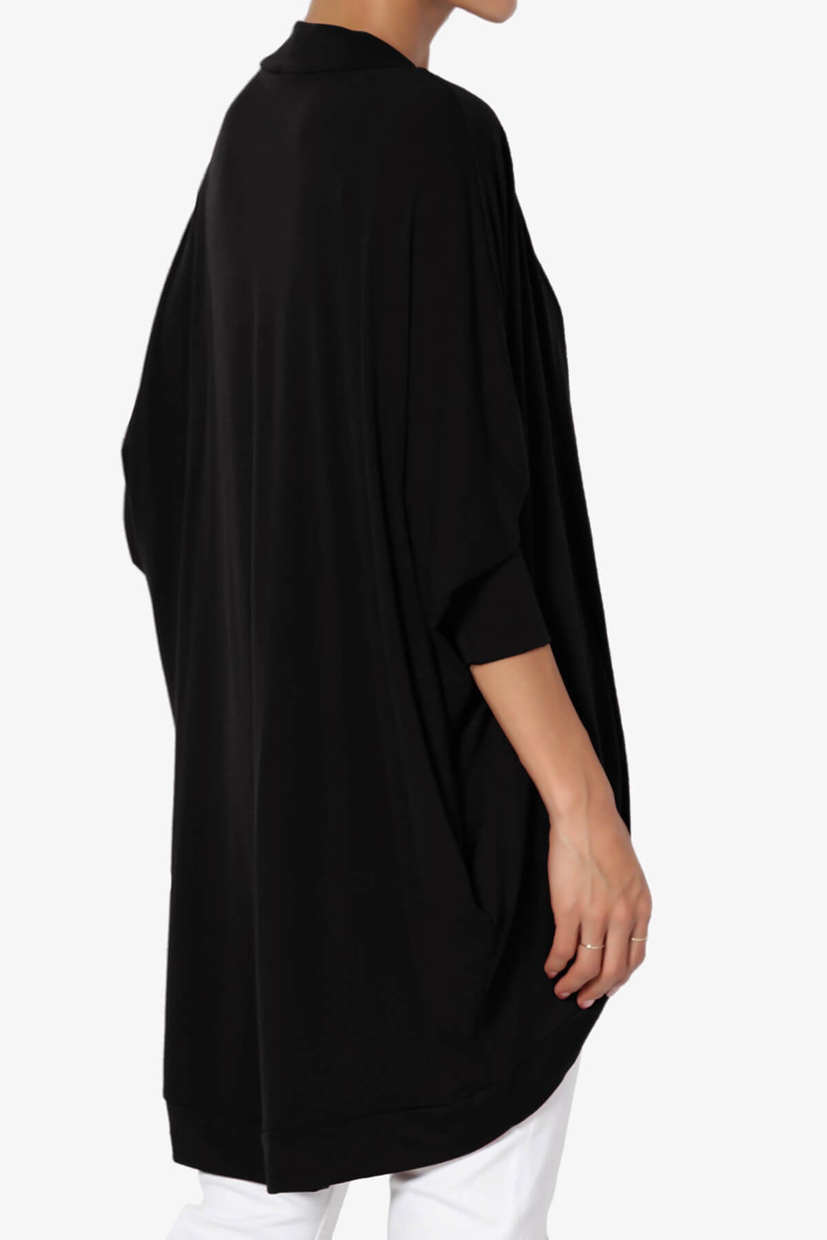 Belgard Cocoon Oversized Cardigan BLACK_4