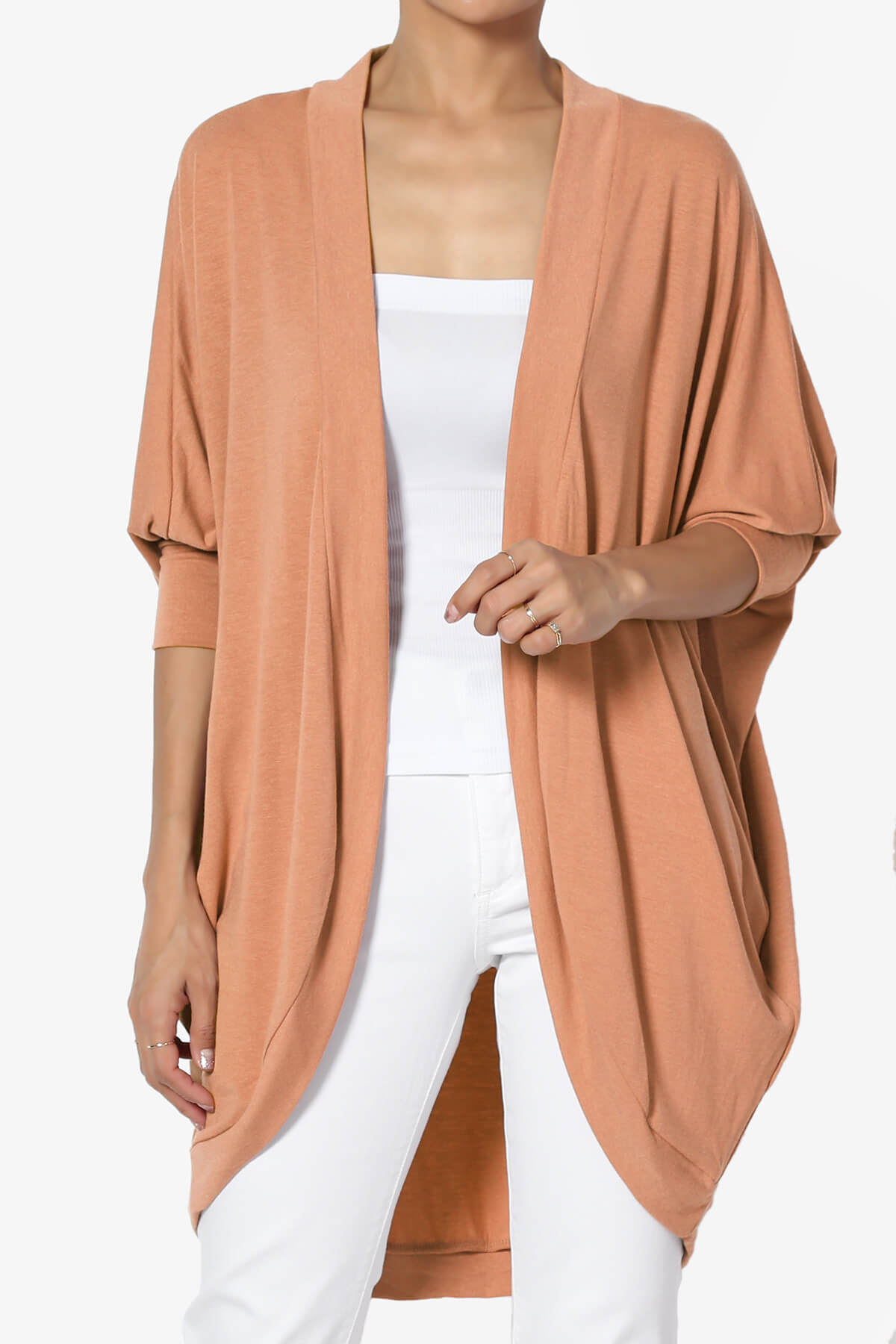 Belgard Cocoon Oversized Cardigan BUTTER ORANGE_1