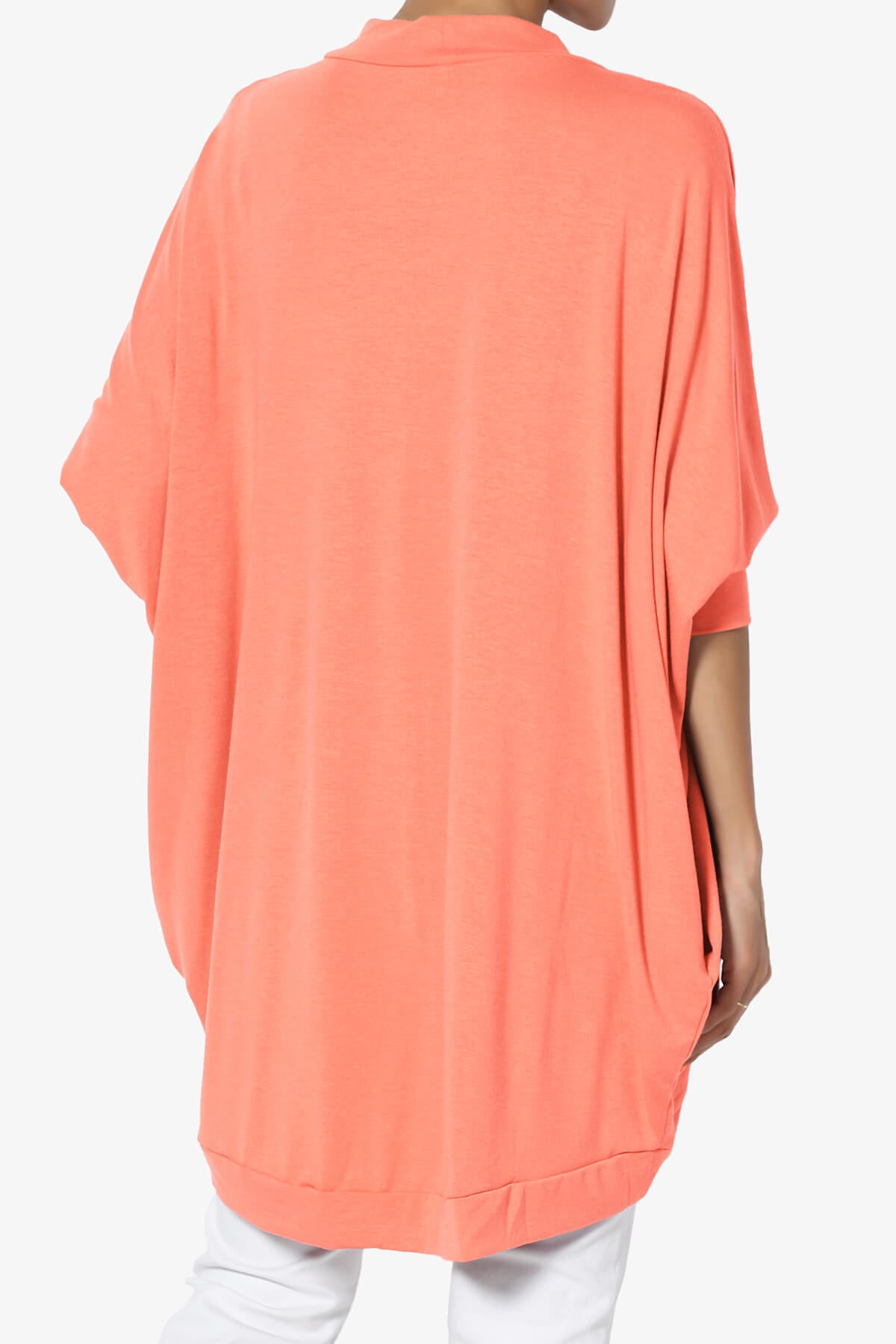 Belgard Cocoon Oversized Cardigan CORAL_2