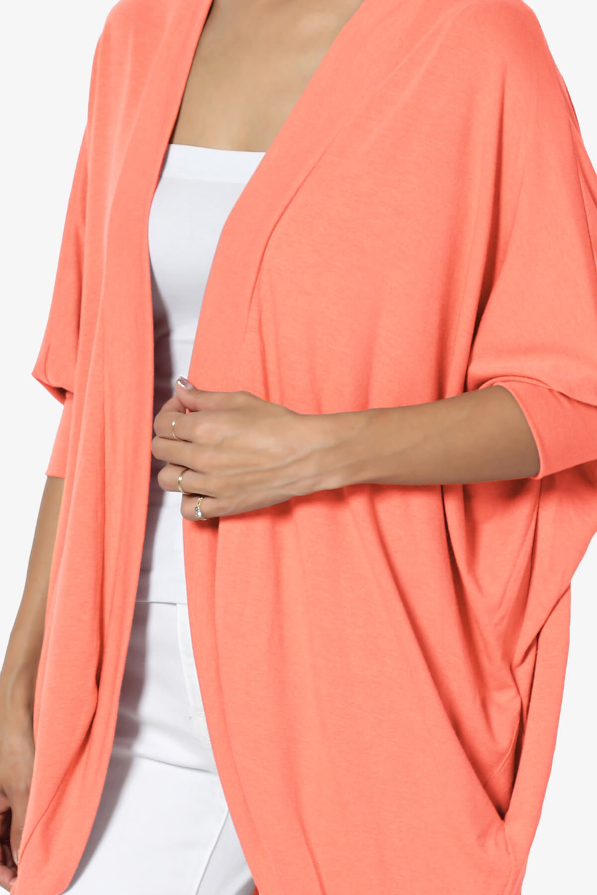 Belgard Cocoon Oversized Cardigan CORAL_5