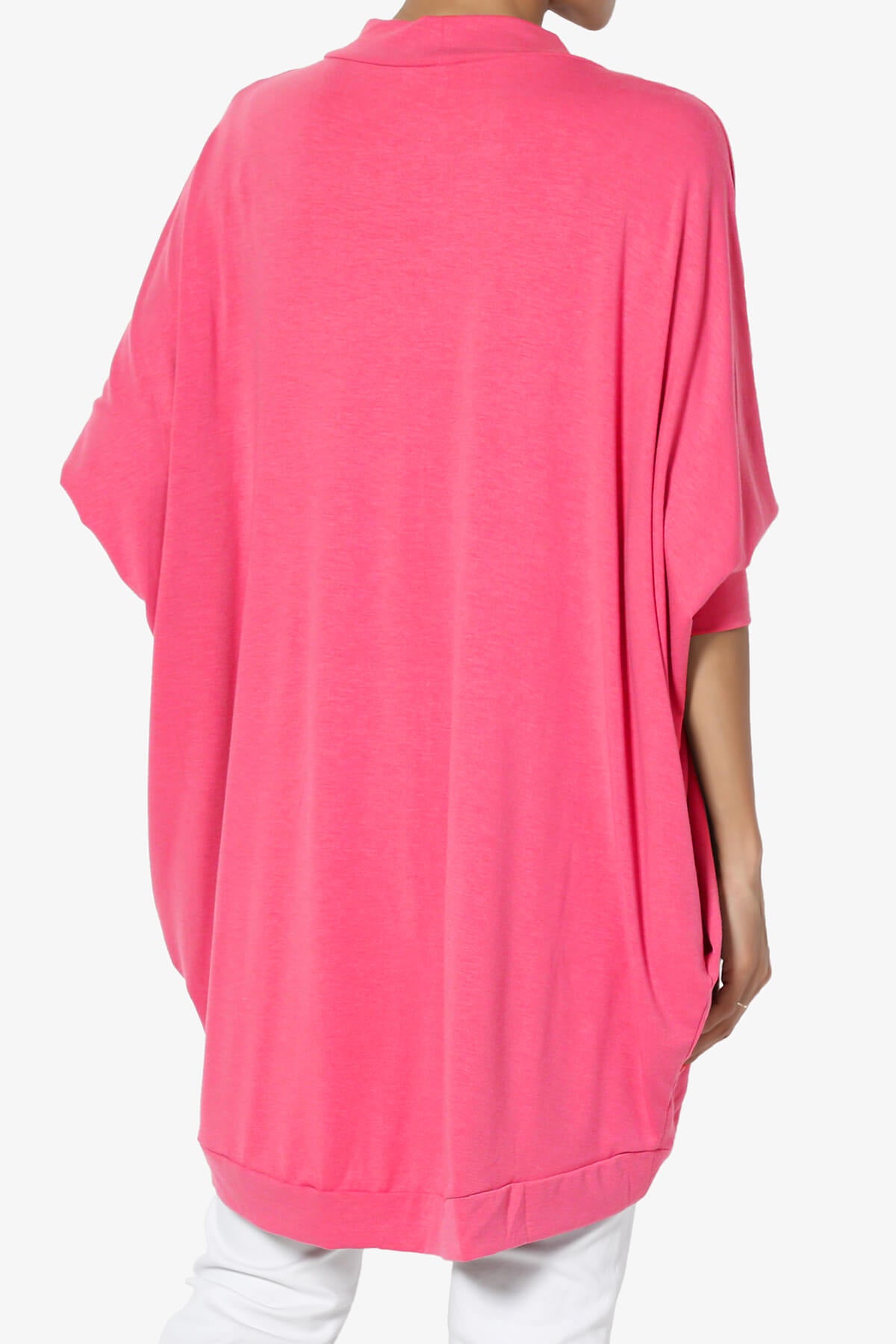 Belgard Cocoon Oversized Cardigan FUCHSIA_2