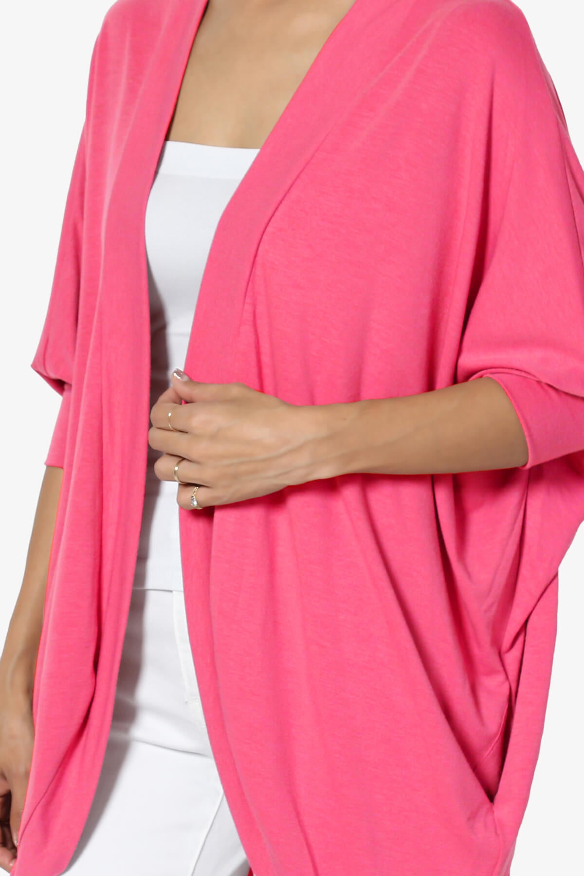 Belgard Cocoon Oversized Cardigan FUCHSIA_5