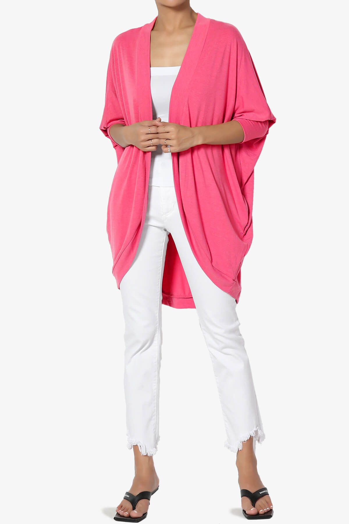 Belgard Cocoon Oversized Cardigan FUCHSIA_6