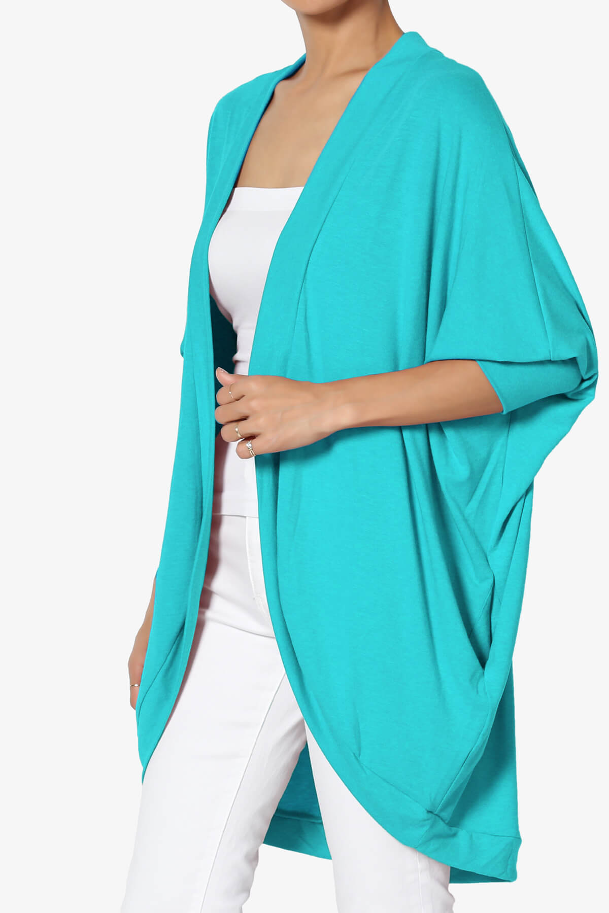 Belgard Cocoon Oversized Cardigan ICE BLUE_3