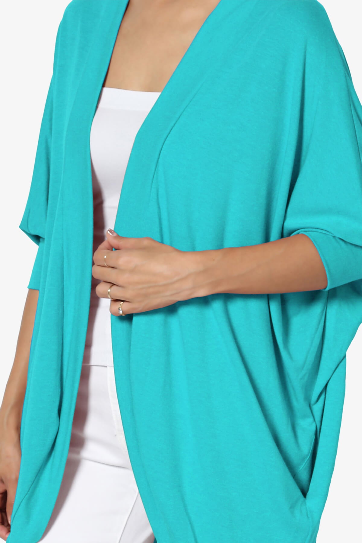 Belgard Cocoon Oversized Cardigan ICE BLUE_5
