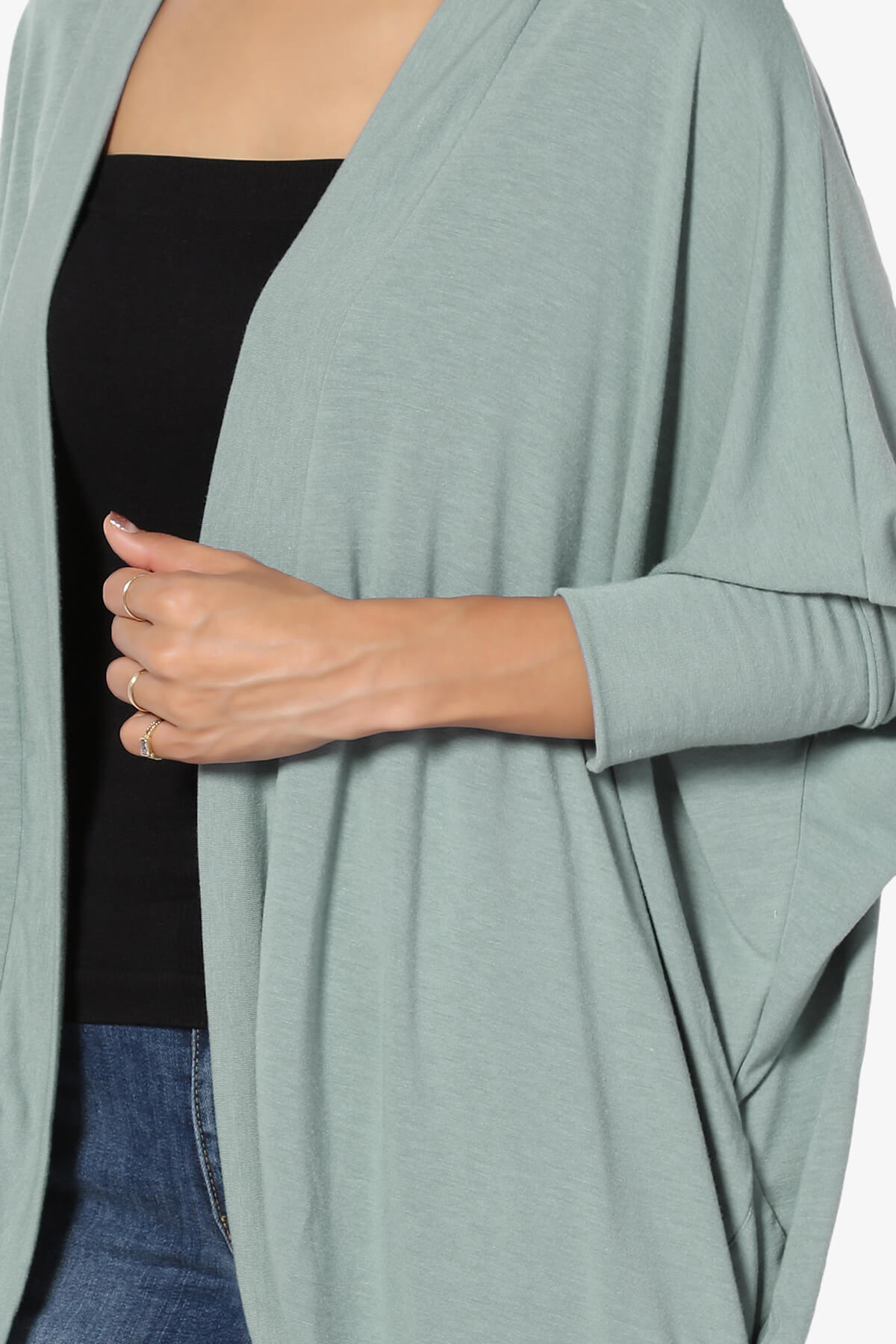 Belgard Cocoon Oversized Cardigan LIGHT GREEN_5