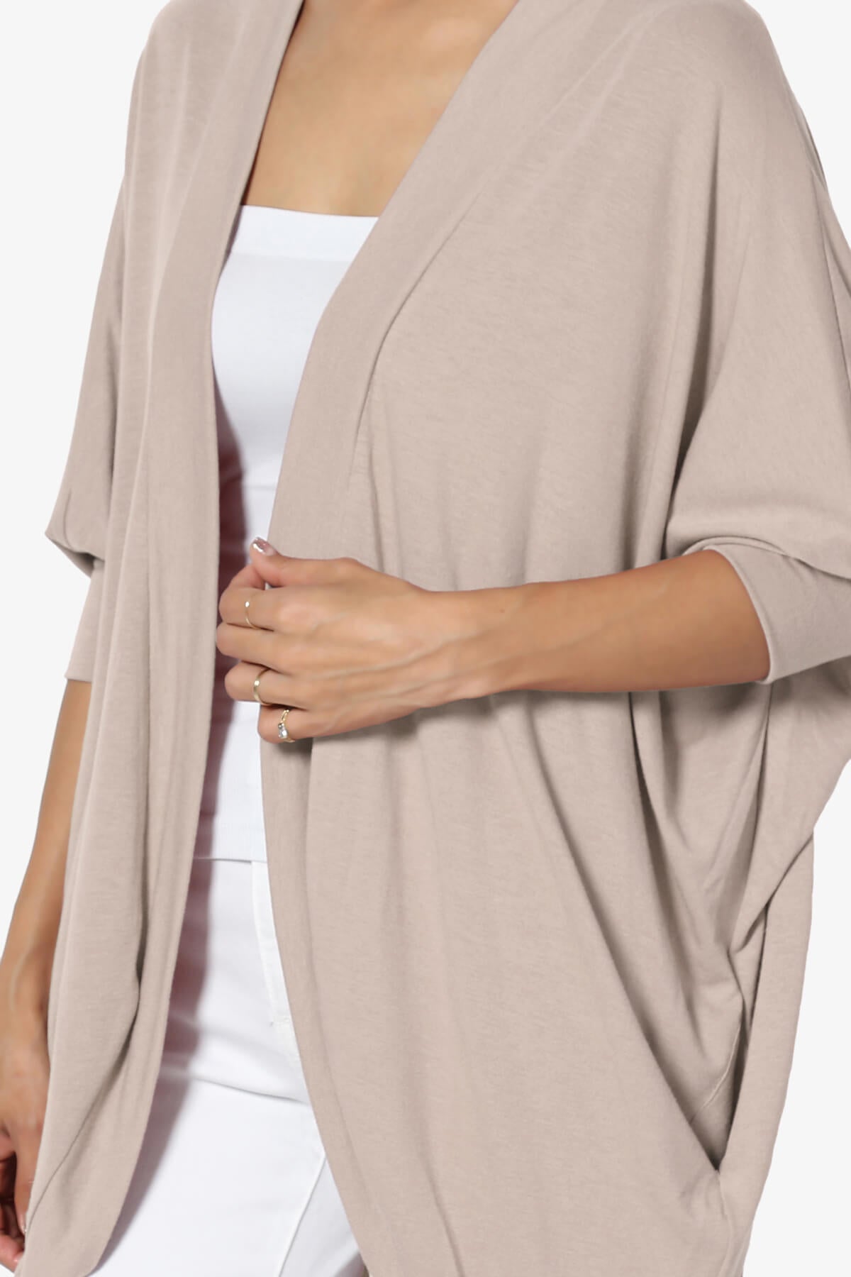 Belgard Cocoon Oversized Cardigan LIGHT MOCHA_5