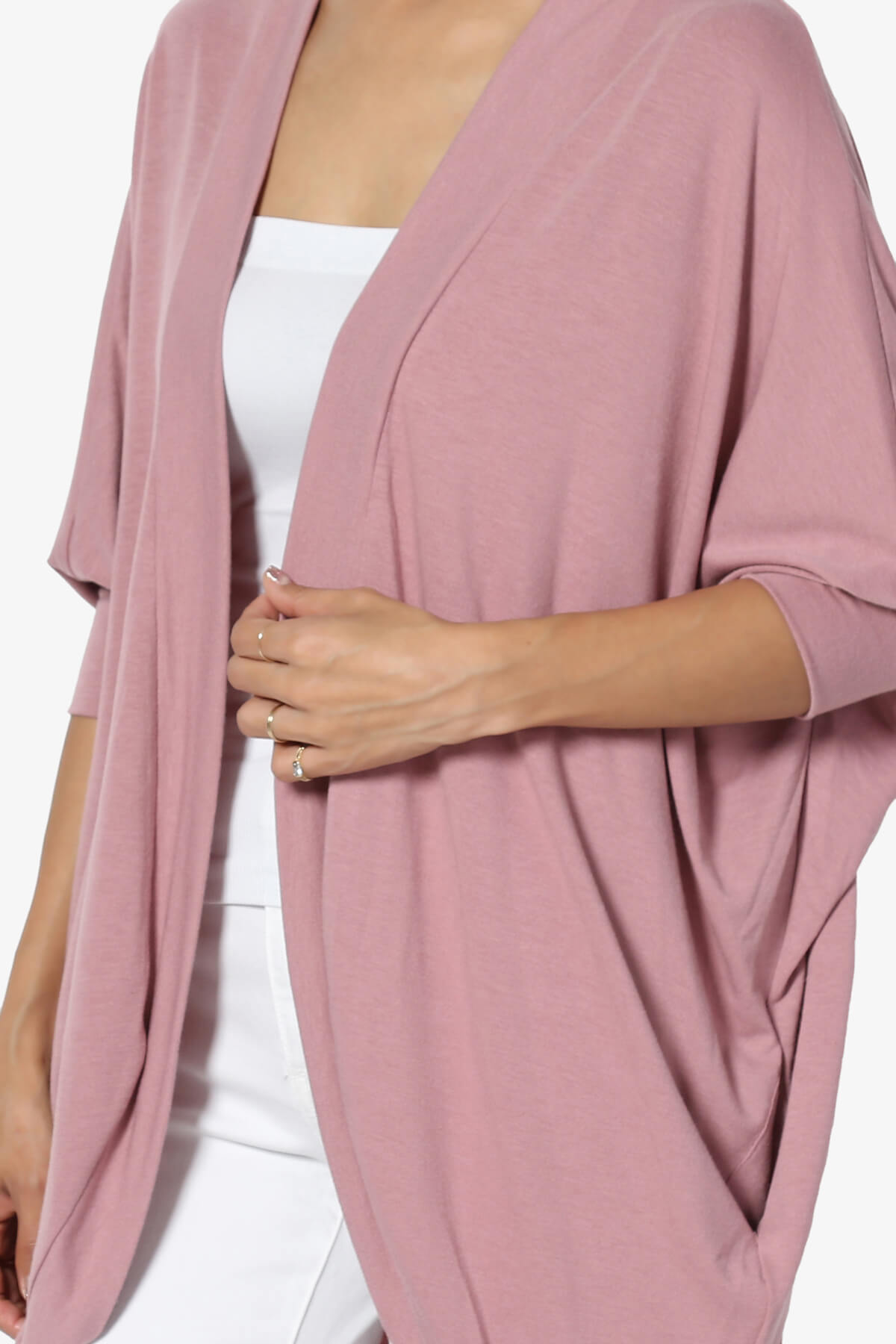 Belgard Cocoon Oversized Cardigan LIGHT ROSE_5