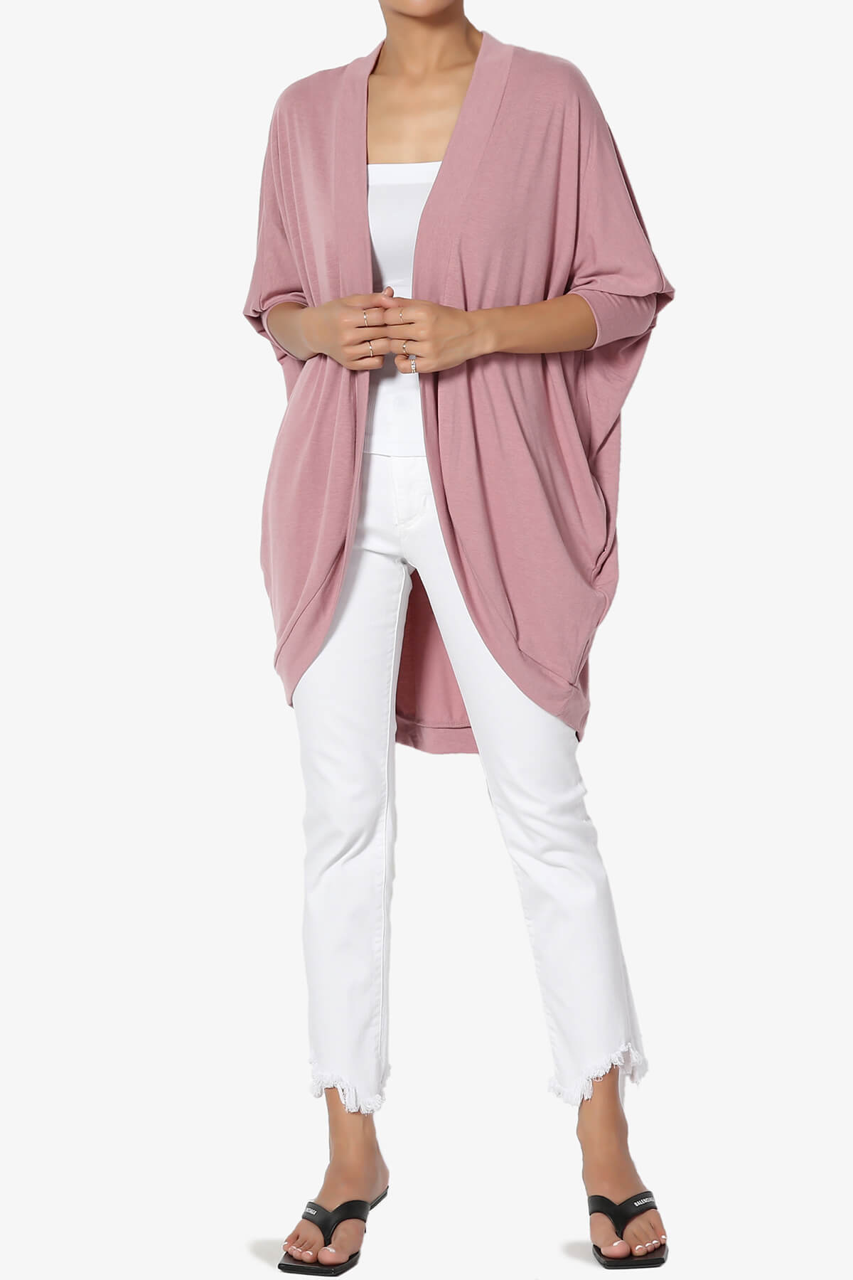 Belgard Cocoon Oversized Cardigan LIGHT ROSE_6