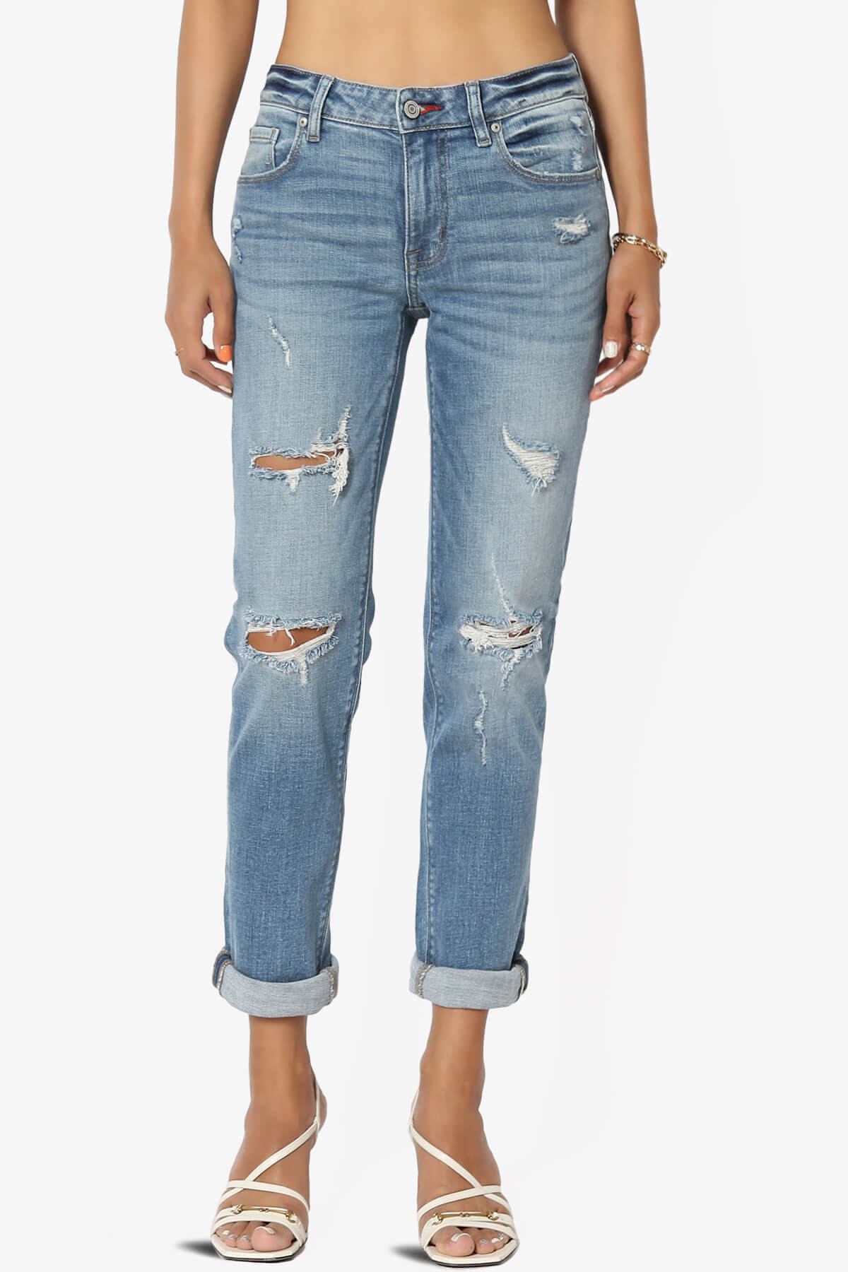 Caitlin Distressed Boyfriend Jeans