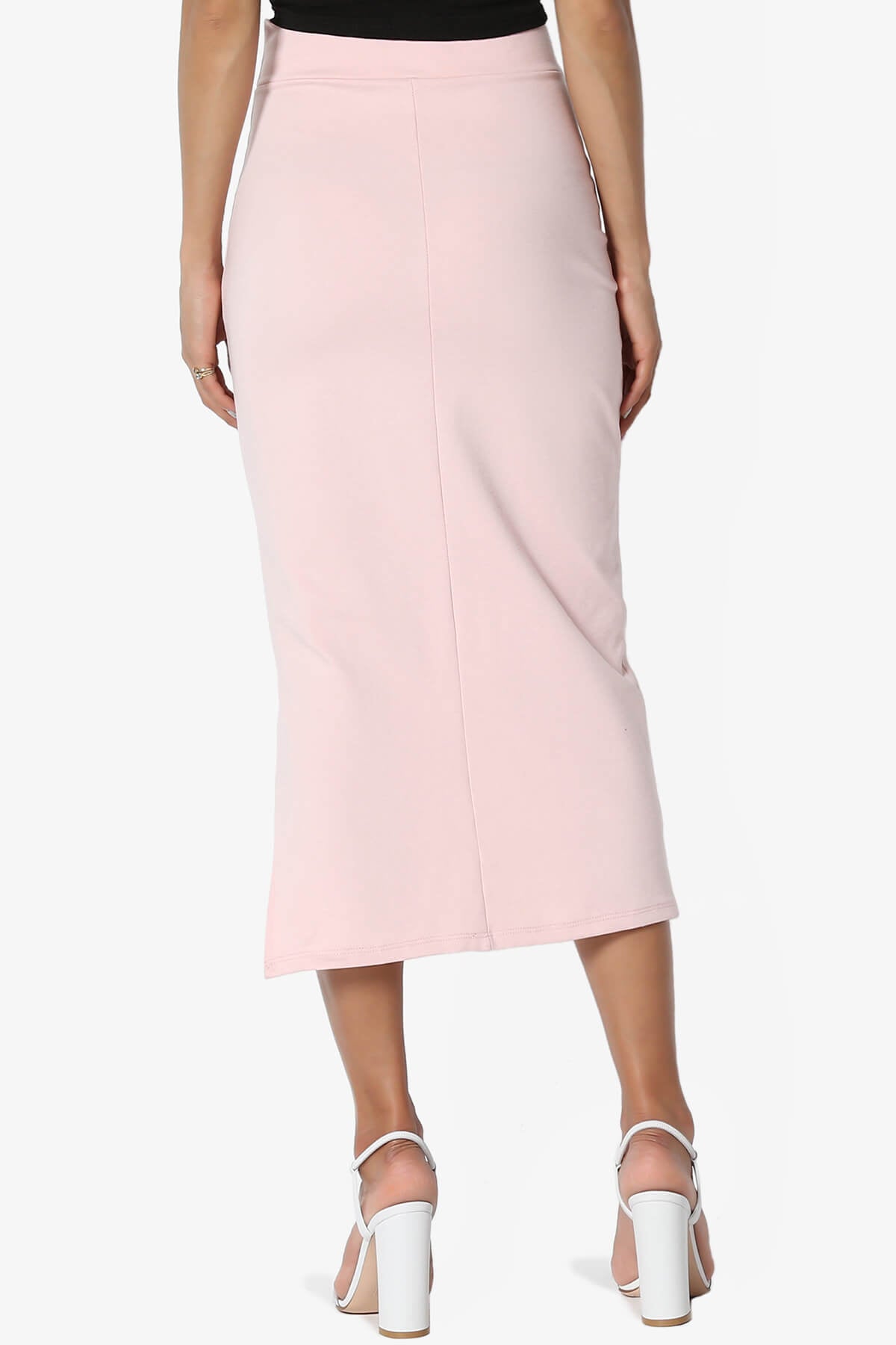Carleta Mid Calf Pencil Skirt