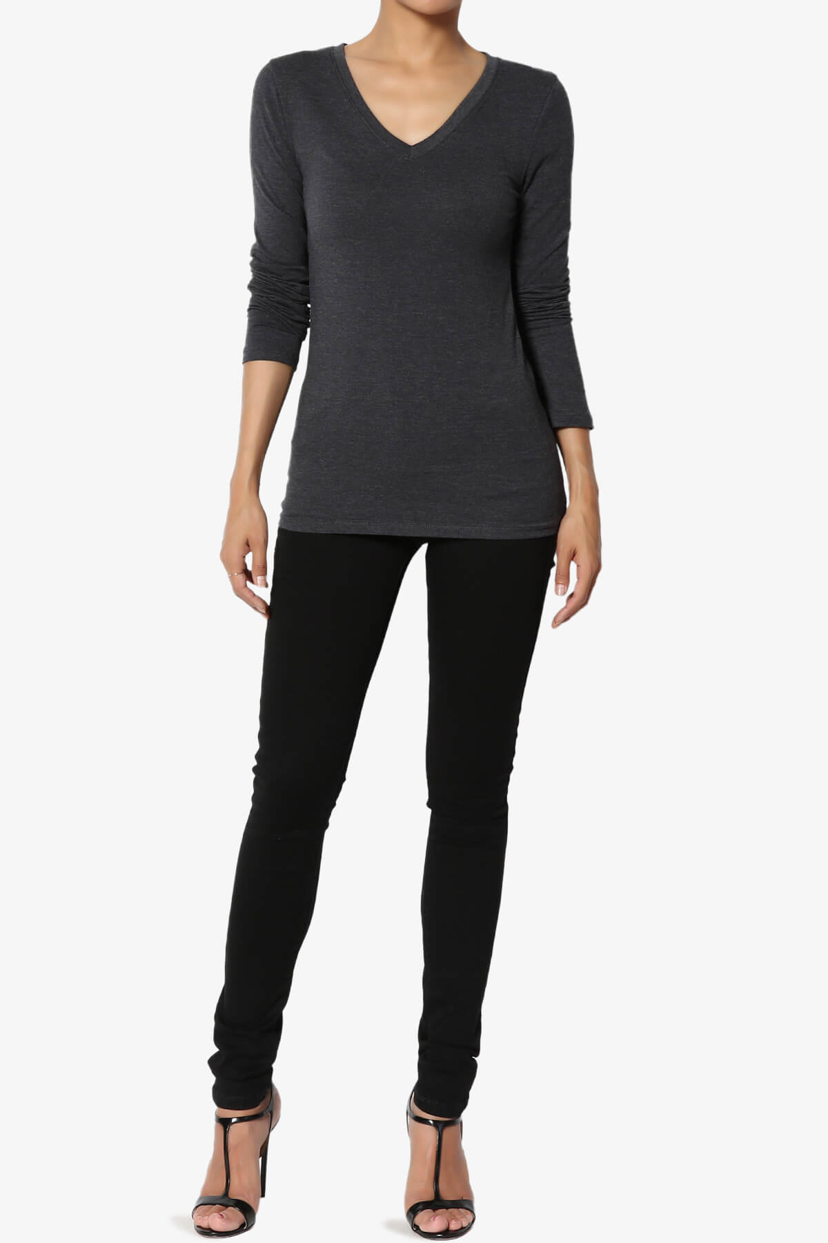 Claire High Rise Skinny Jeans BLACK_6