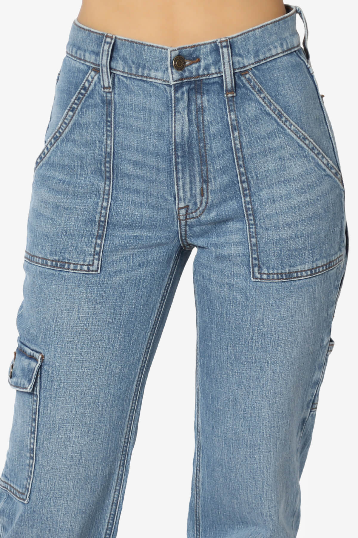 Codi High Waist Cargo Dad Jeans MEDIUM_5