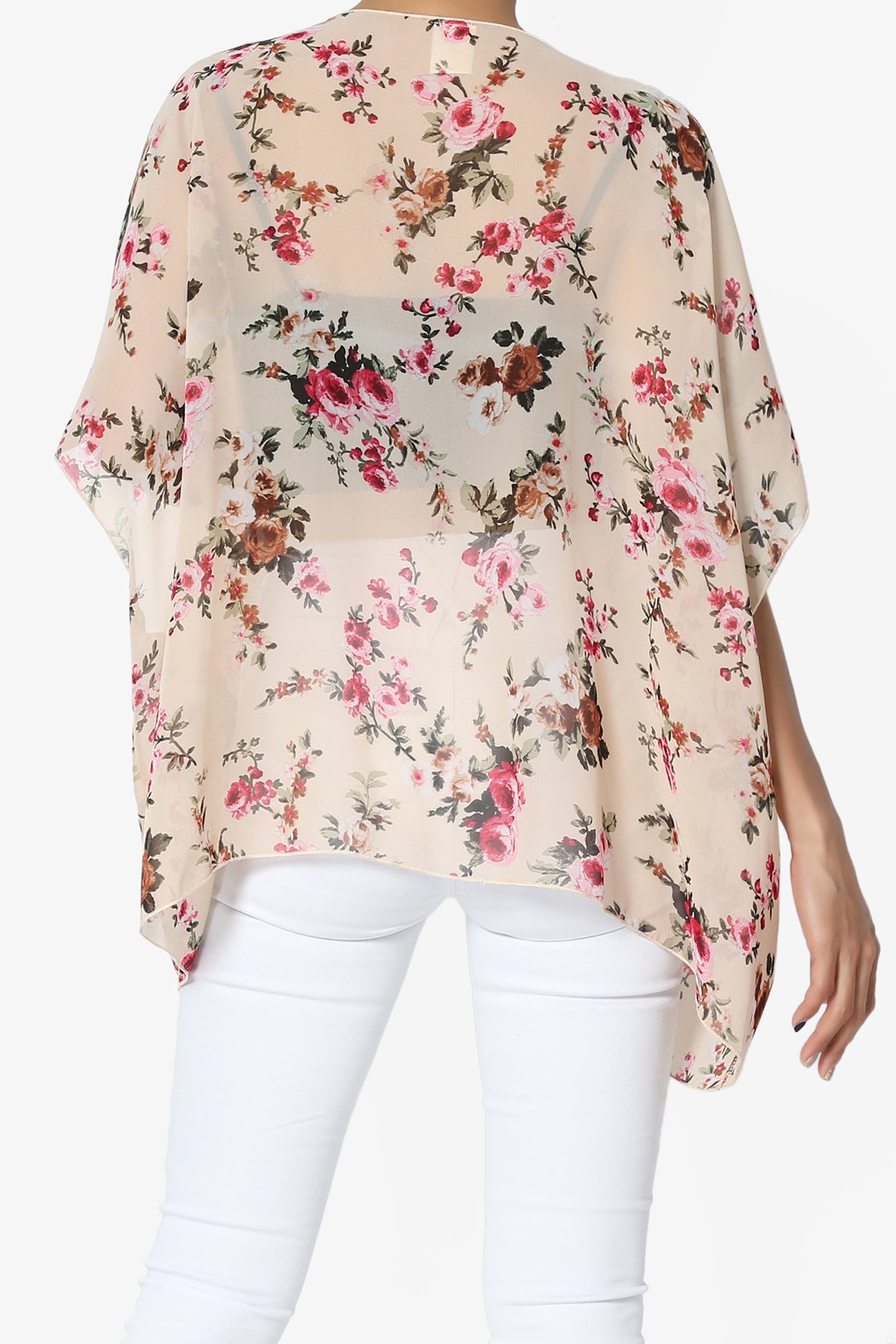 Suki Floral Kimono Chiffon Cardigan