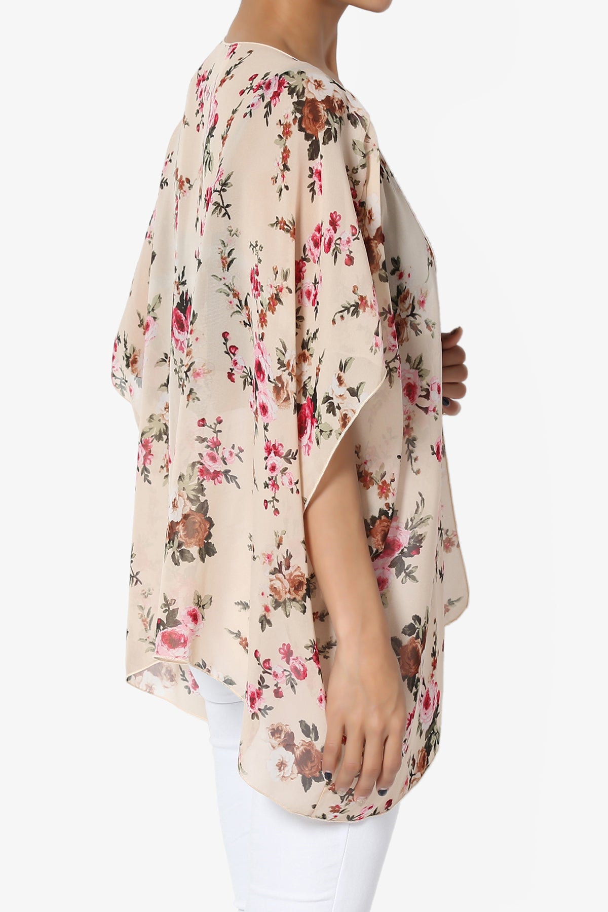 Suki Floral Kimono Chiffon Cardigan