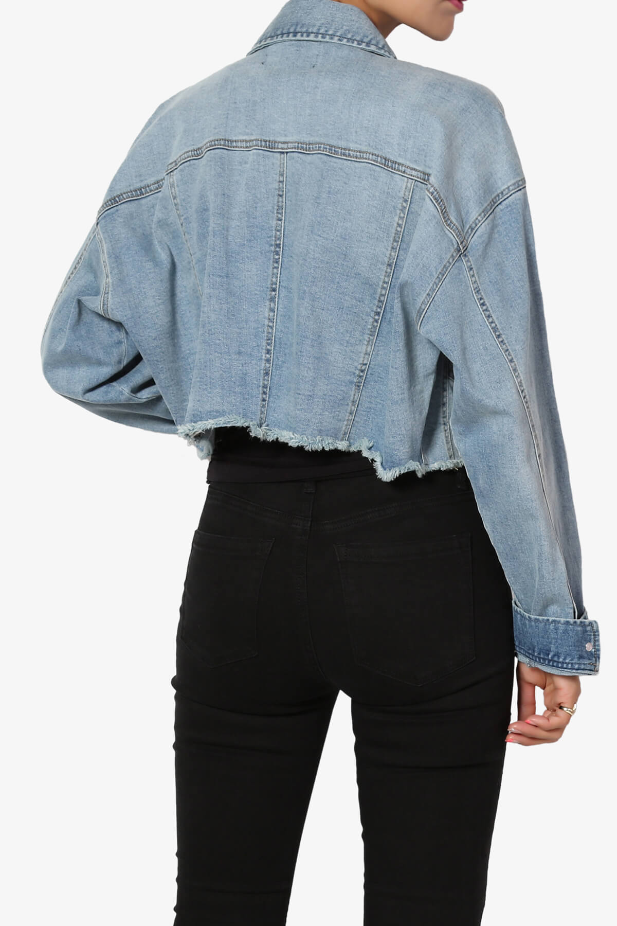 Addiy Oversized Cropped Denim Jacket LIGHT_2