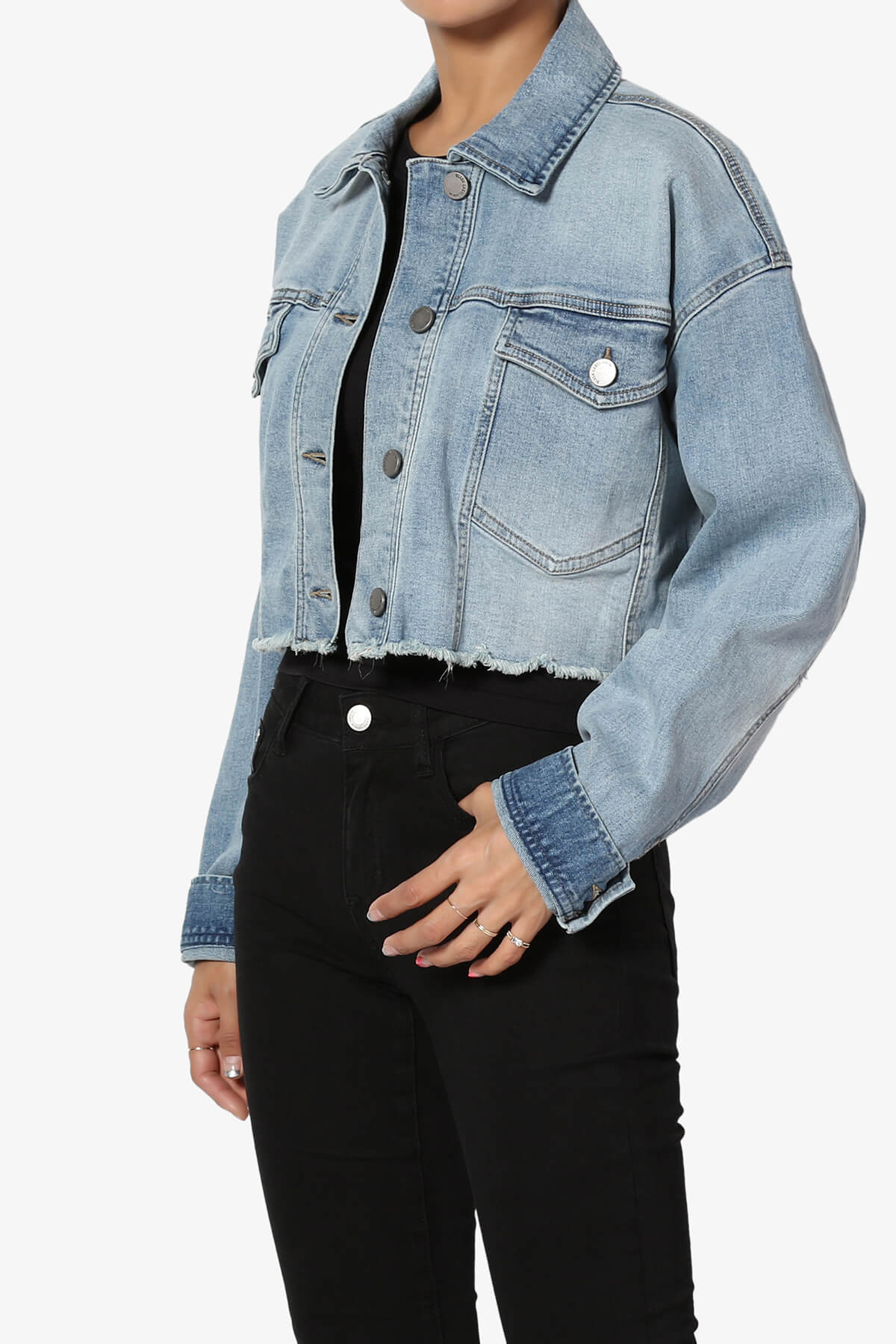 Addiy Oversized Cropped Denim Jacket LIGHT_3