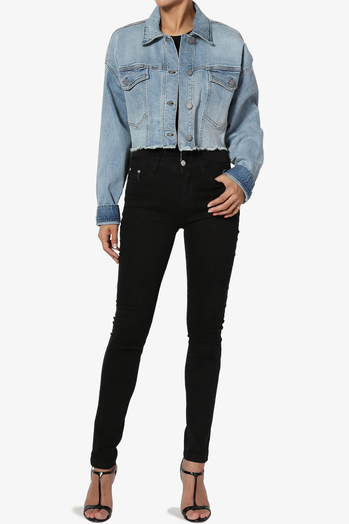 Addiy Oversized Cropped Denim Jacket LIGHT_6