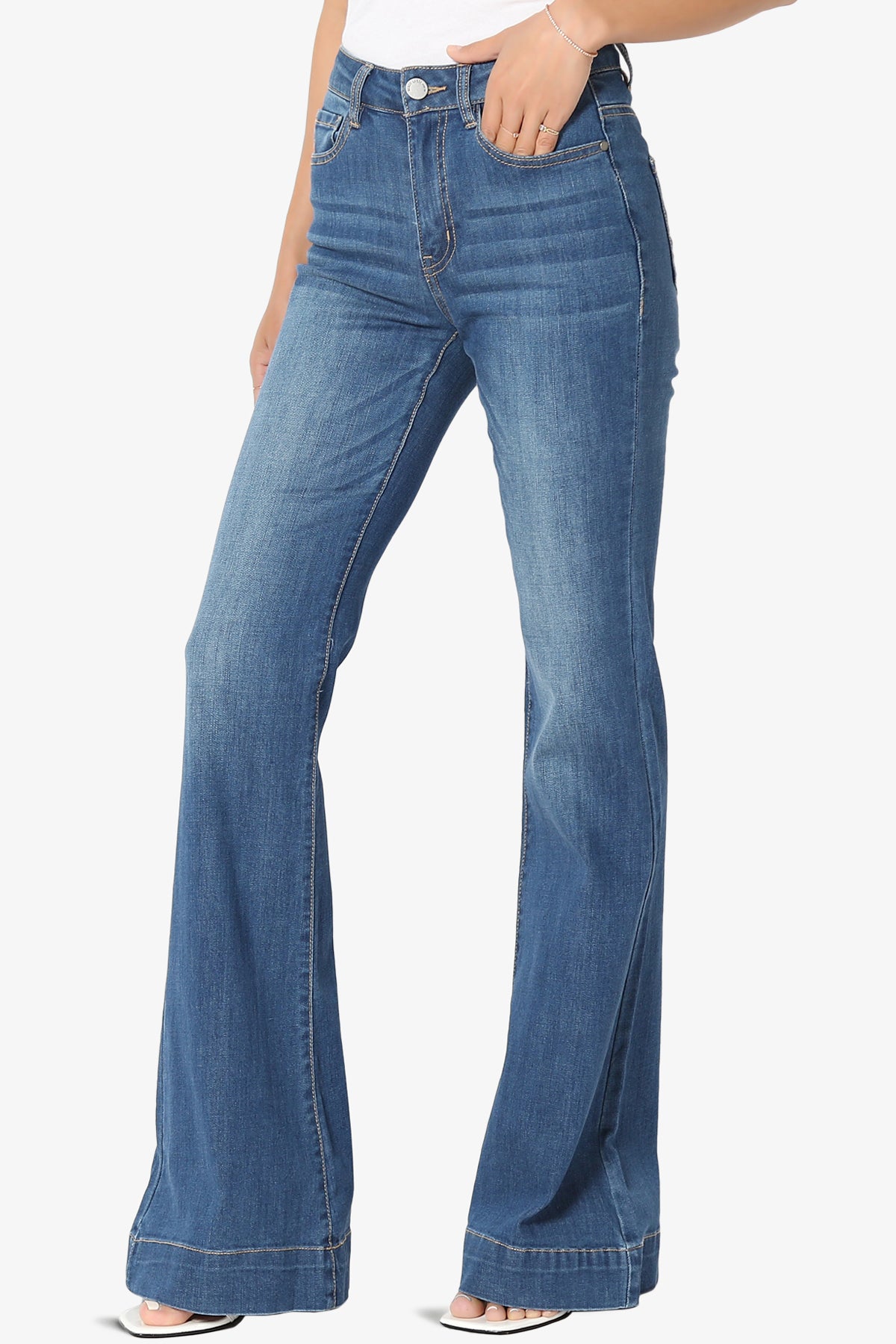 Tessa High Rise 70s Flared Jeans