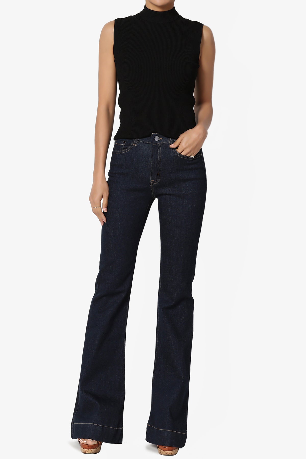 Tessa High Rise 70s Flared Jeans