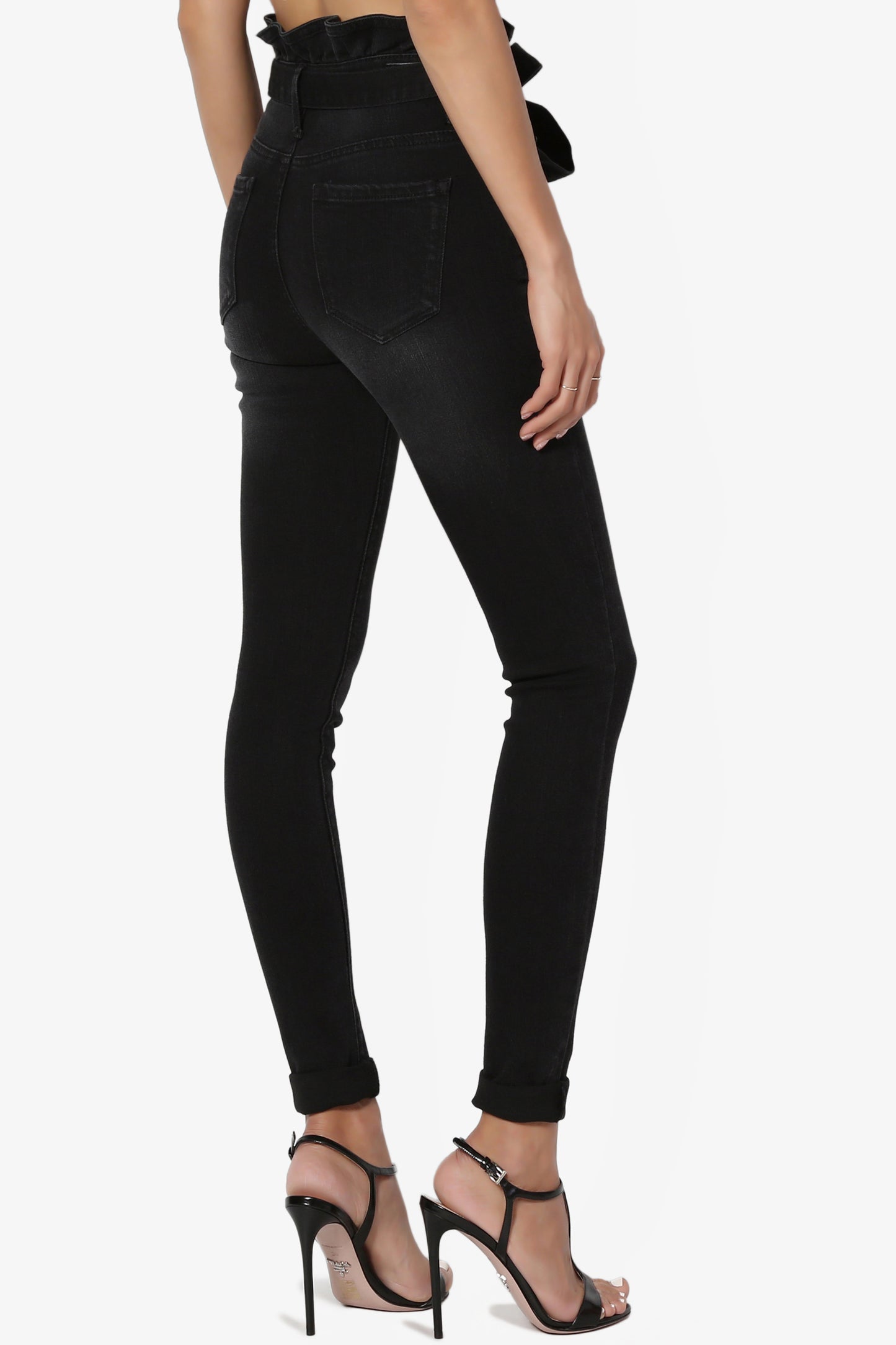 Kelsey Paperbag Waist Skinny Jeans