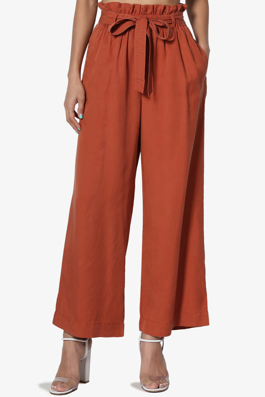 Sadie Tencel Paperbag Waist Culottes