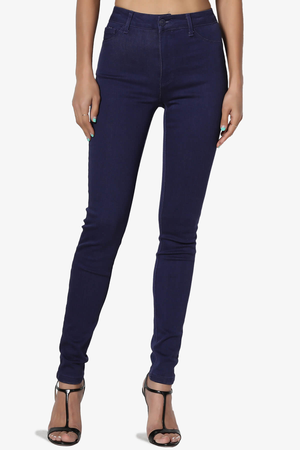 Doris High Rise Skinny Jeans NAVY_1