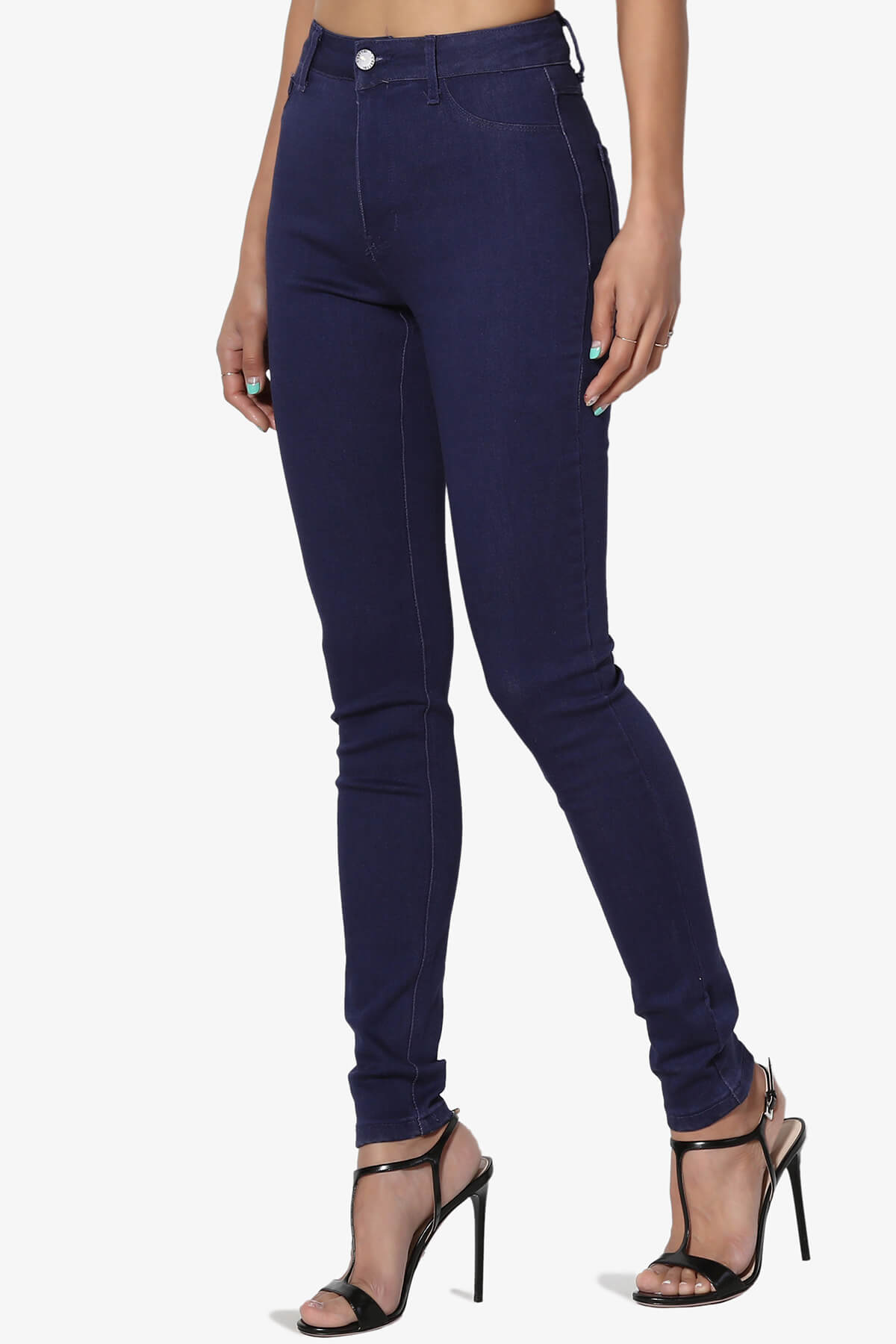 Doris High Rise Skinny Jeans NAVY_3