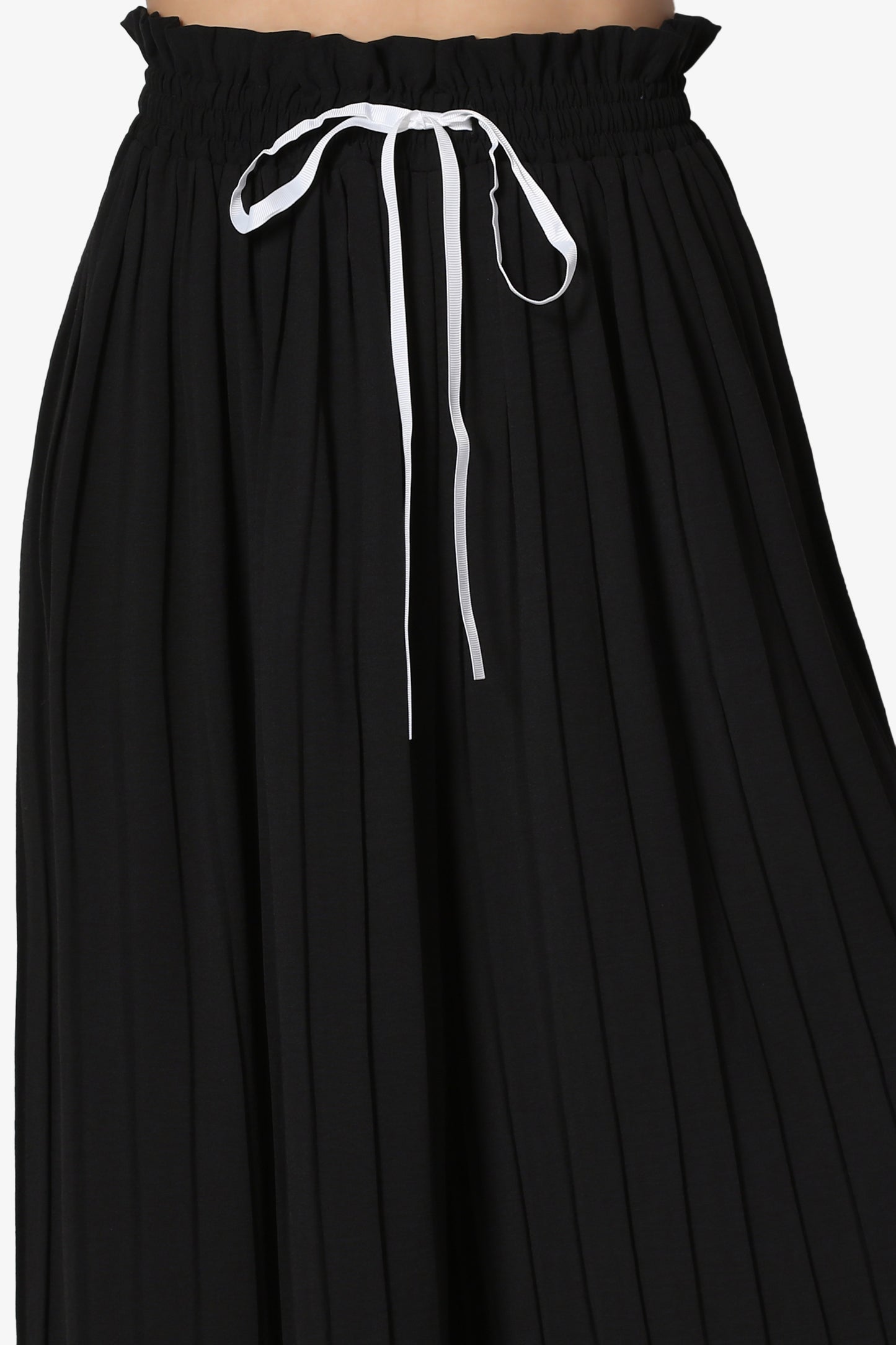 Stecia Cropped Pleated Trousers - TheMogan