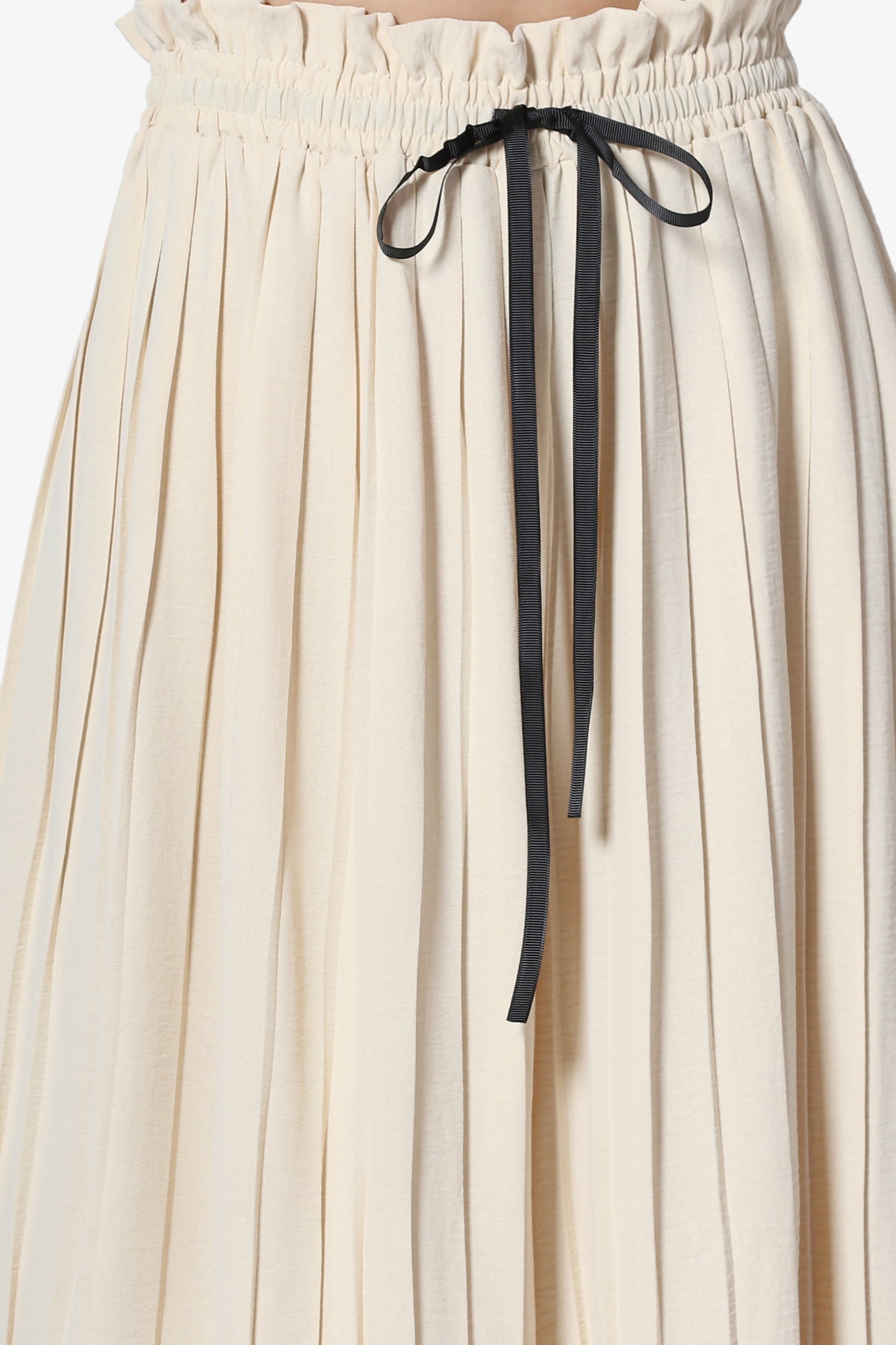 Stecia Cropped Pleated Trousers - TheMogan