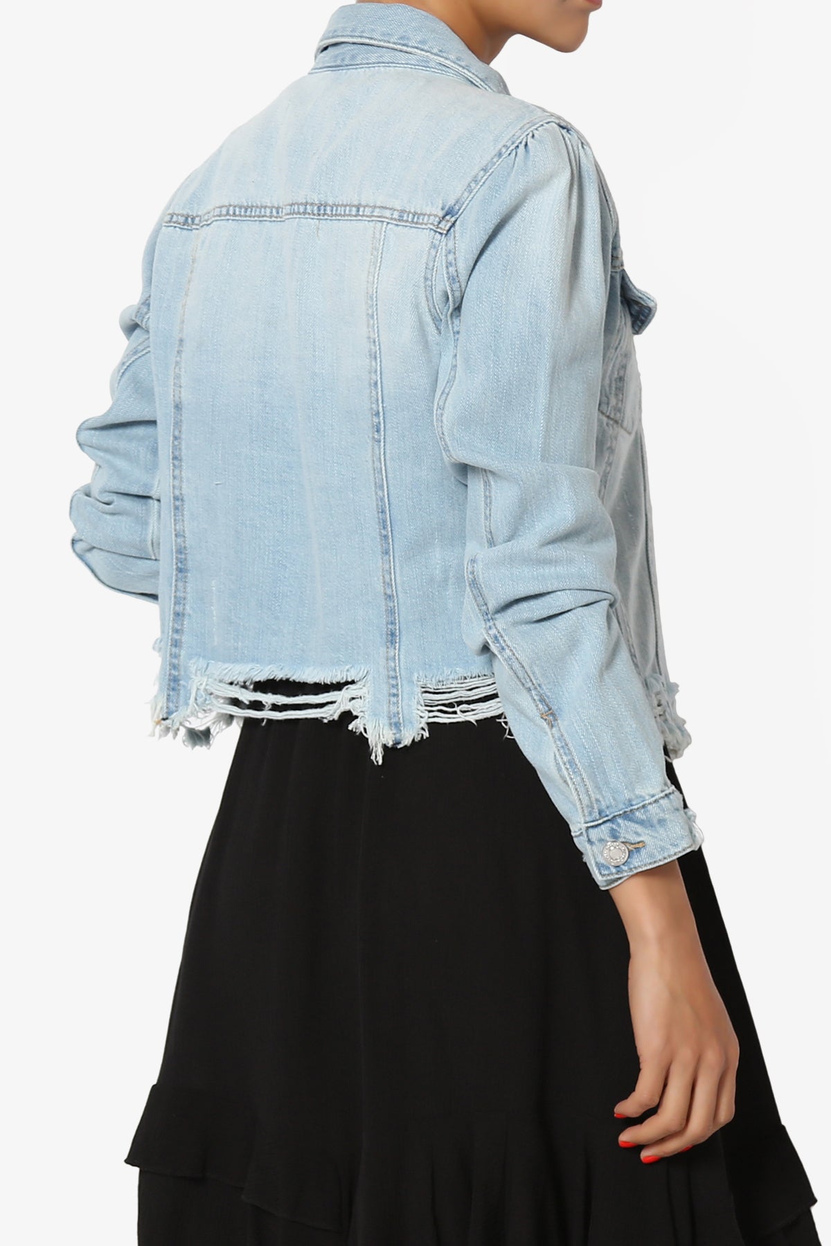 Fiore Distressed Denim Jacket LIGHT_4