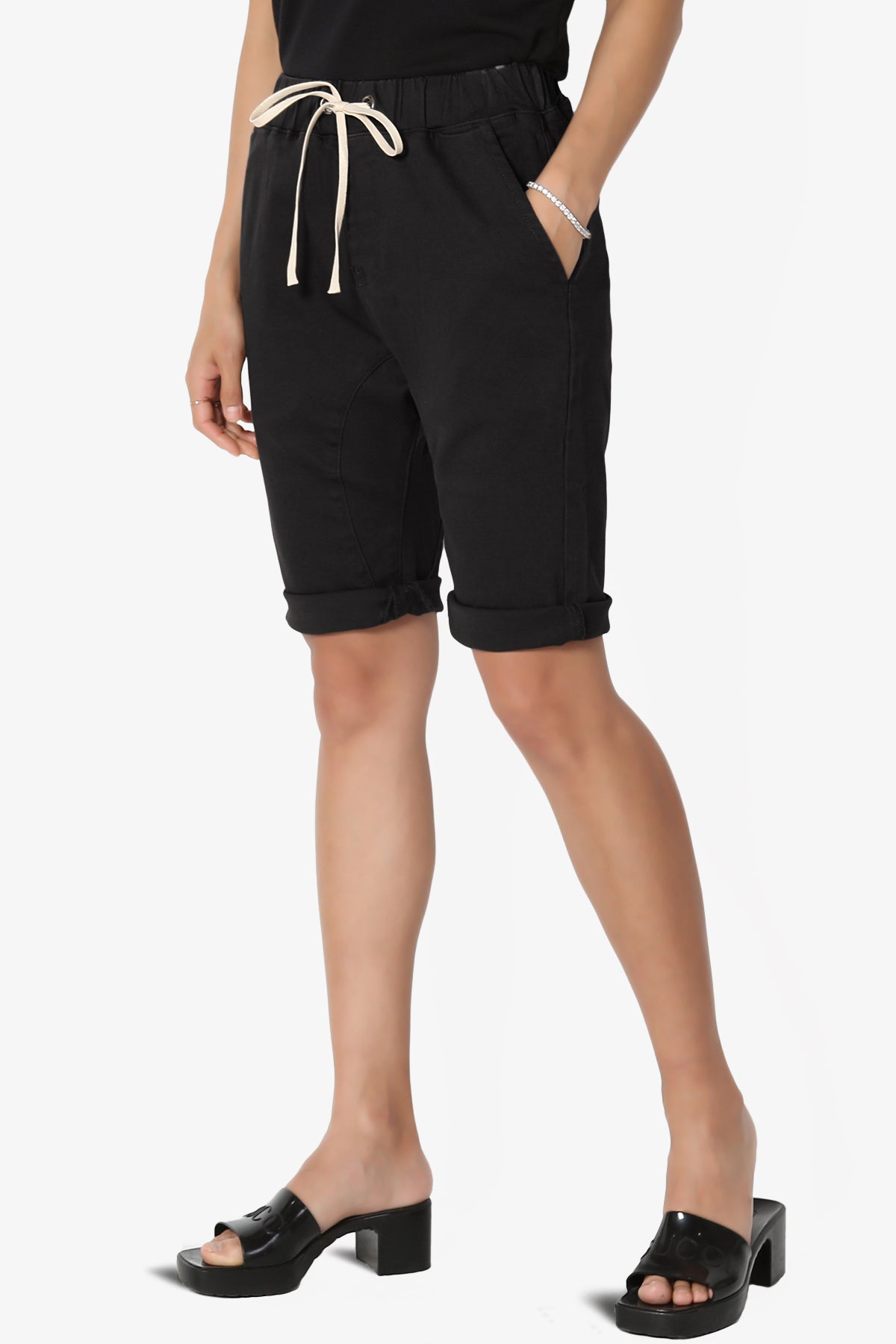 Blake Drop Crotch Jogger Denim Shorts