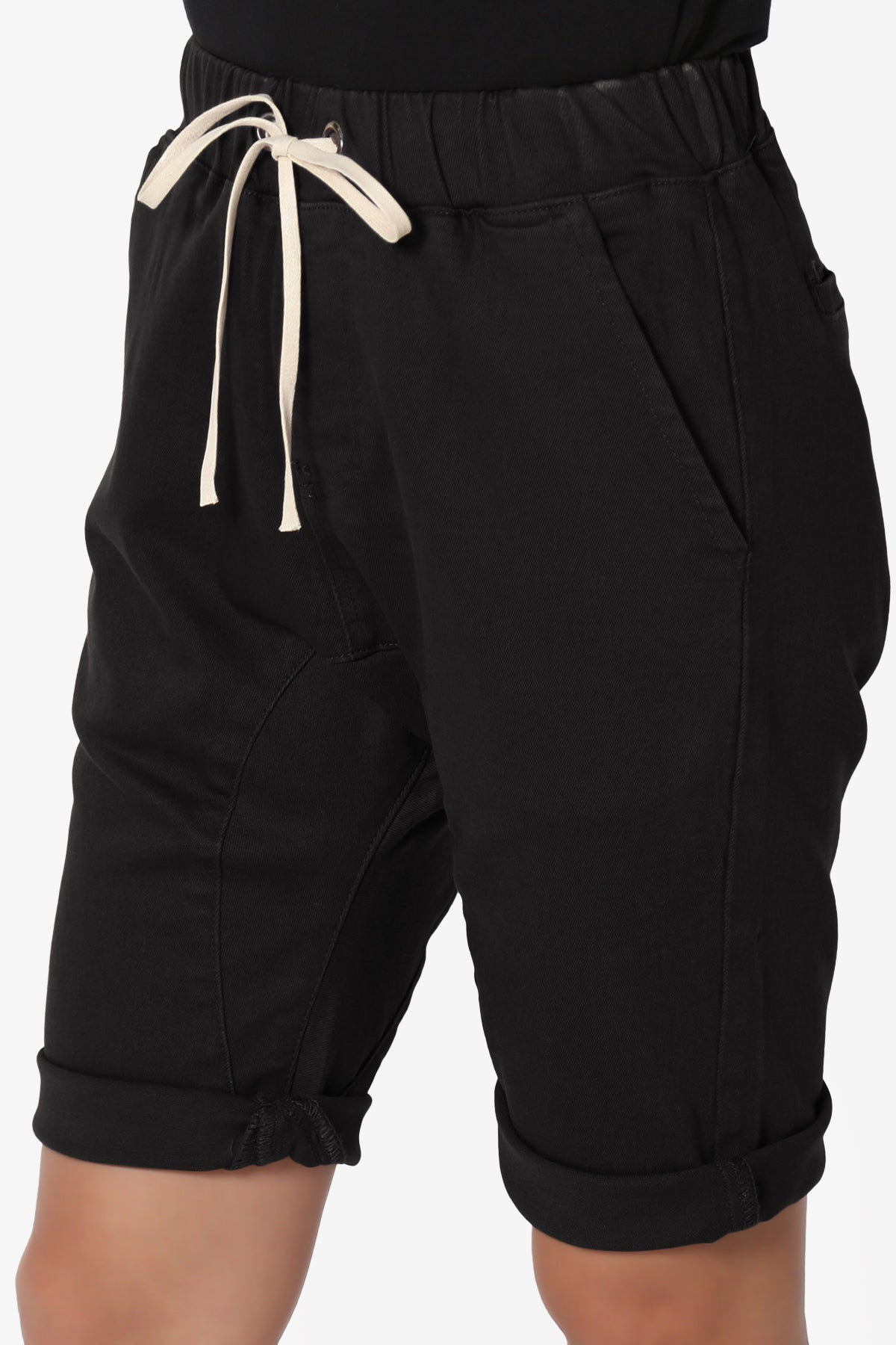 Blake Drop Crotch Jogger Denim Shorts