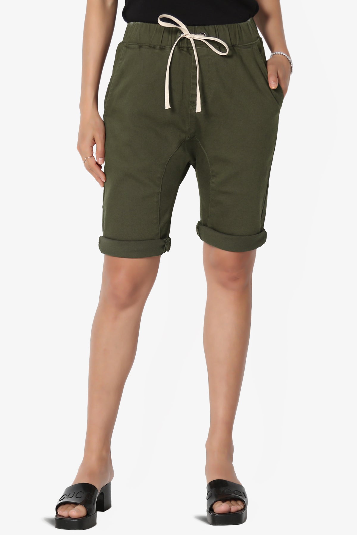 Blake Drop Crotch Jogger Denim Shorts